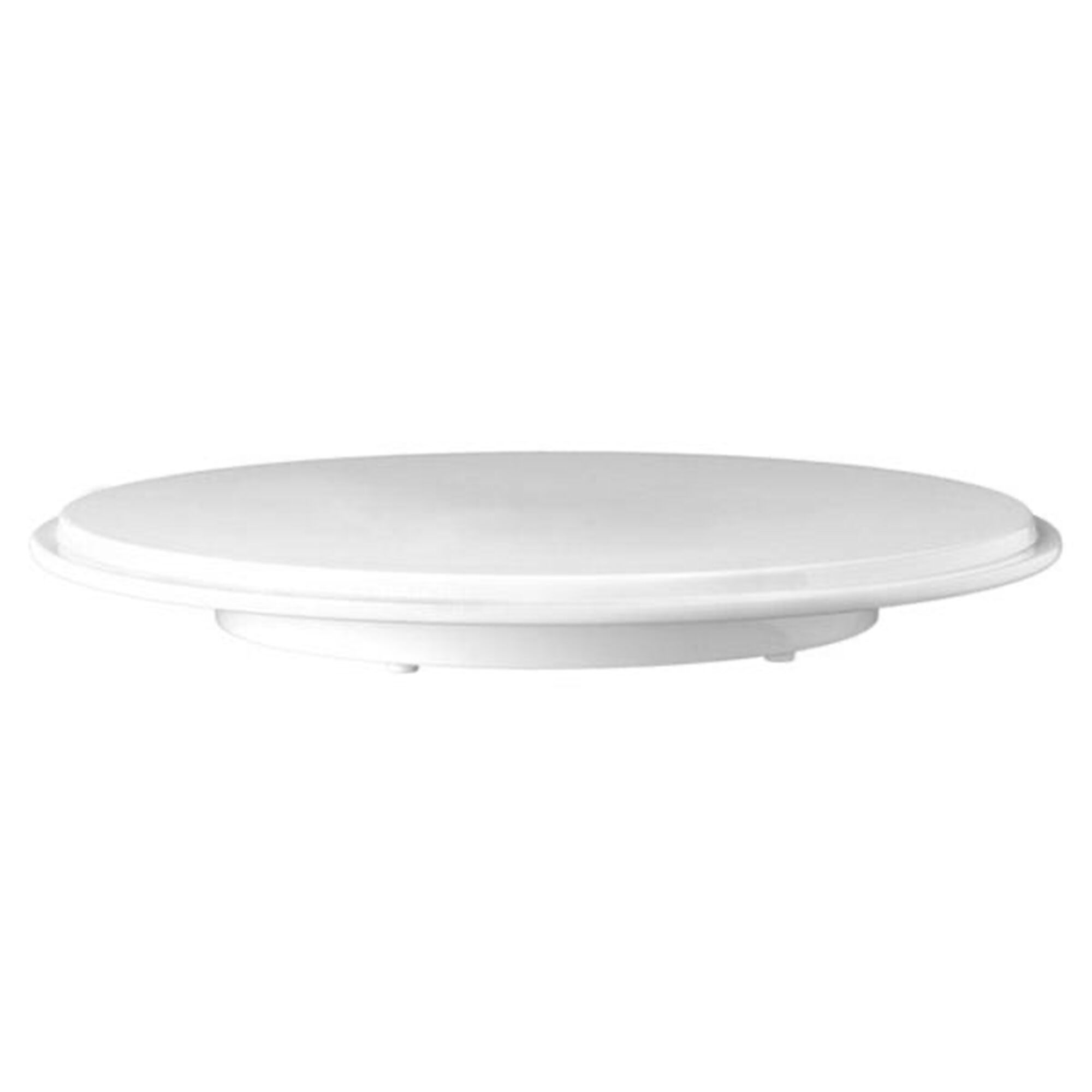 Plateau de présentation - Mélamine - Ø310mm - Blanc - rond - Hauteur: 35mm