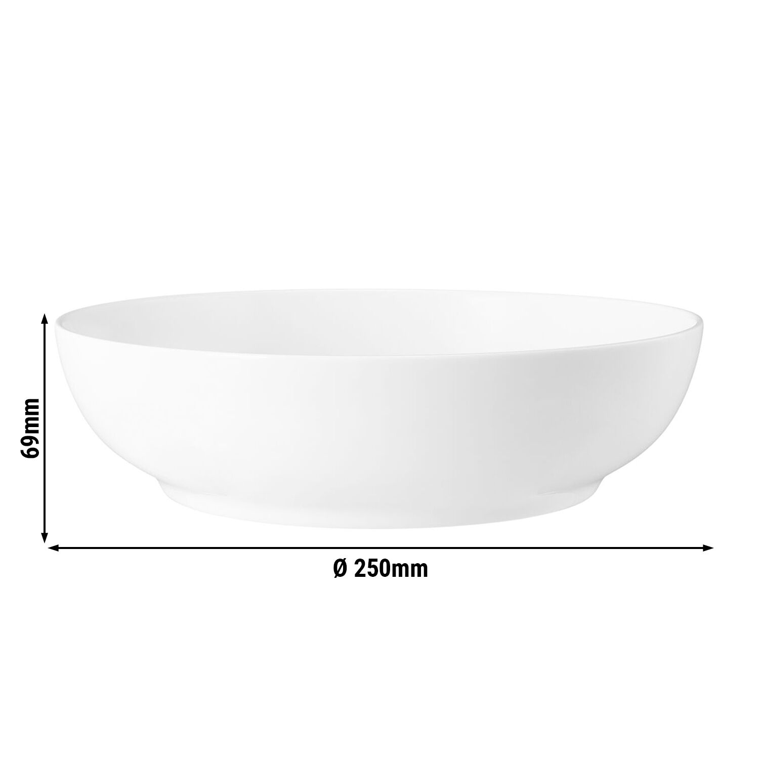 (2 pièces) SELTMANN WEIDEN | Bol - Ø 250 mm - Blanc