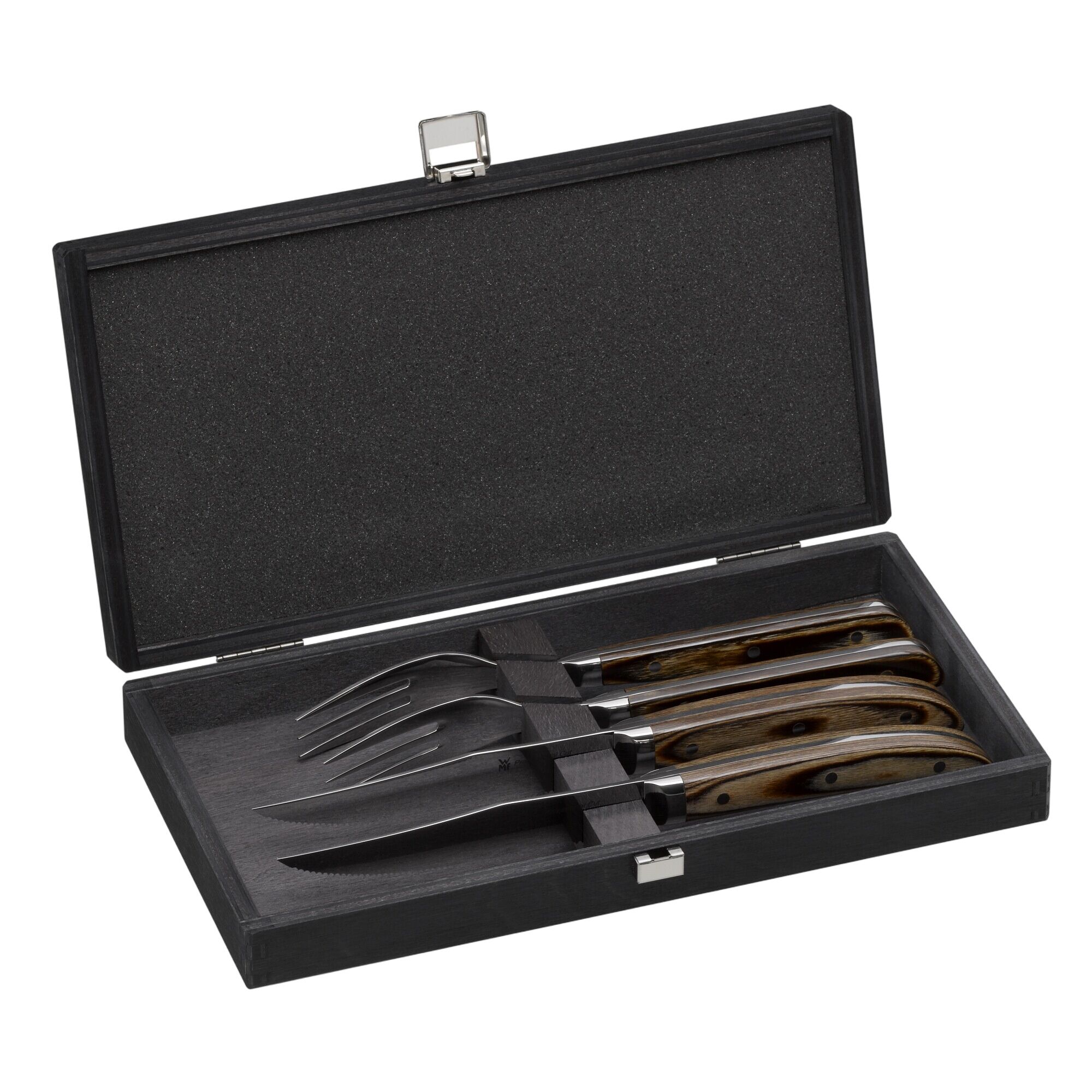 WMF | RODEO – Boîte à steak – 2 x couteau à steak, 2 x fourchette à steak
