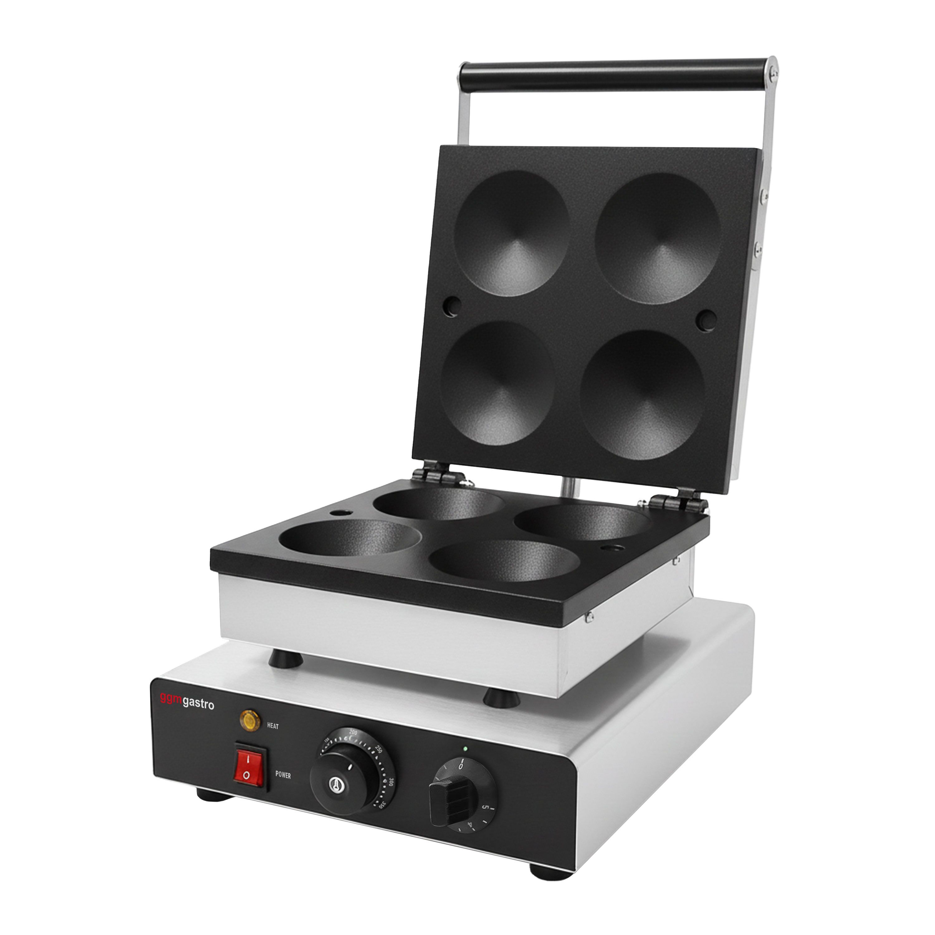 Gaufrier – simple – manuel – 1,75 kW – Forme : 4 pancakes américains