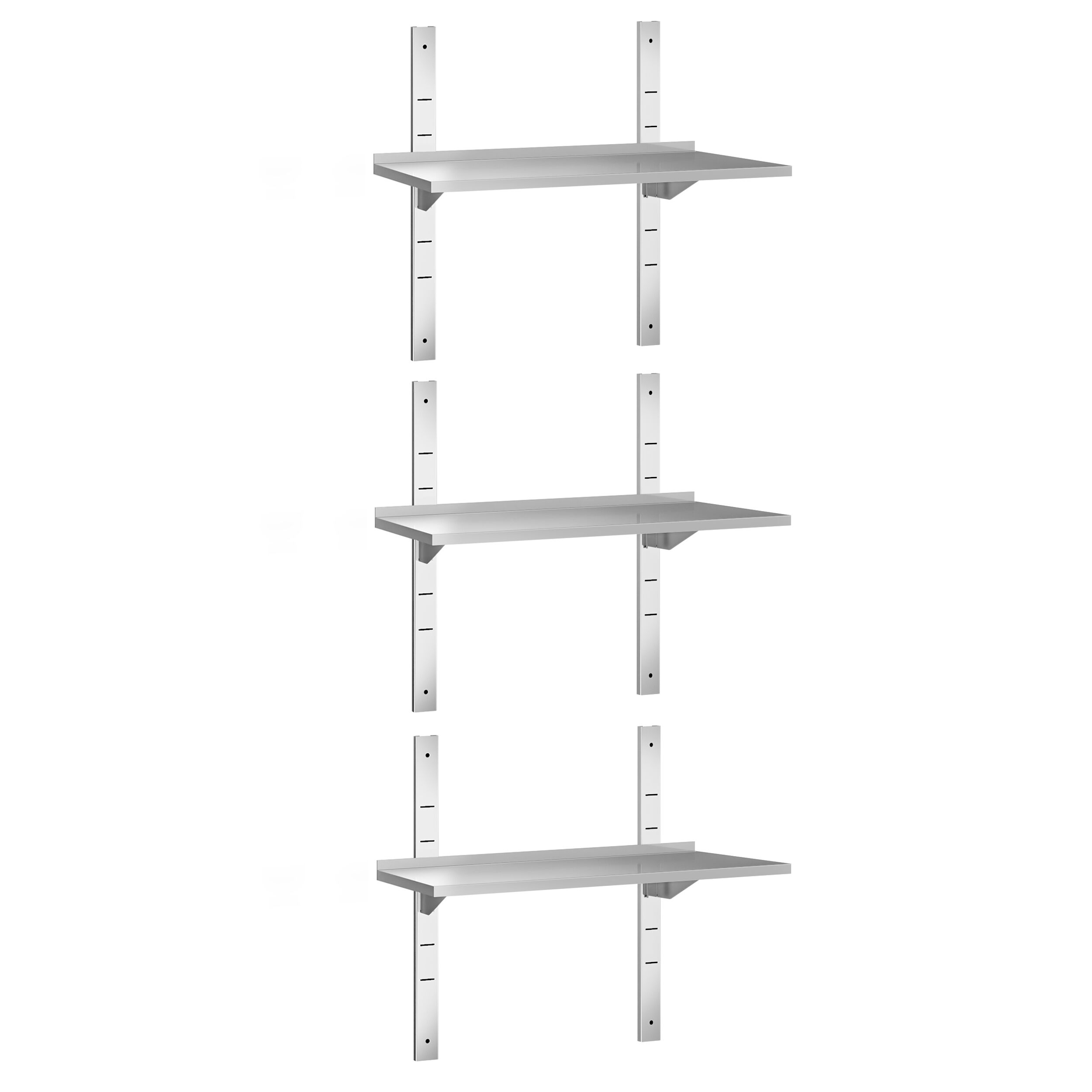 Étagère murale PREMIUM - 1000 x 300 mm - avec 3 niveaux