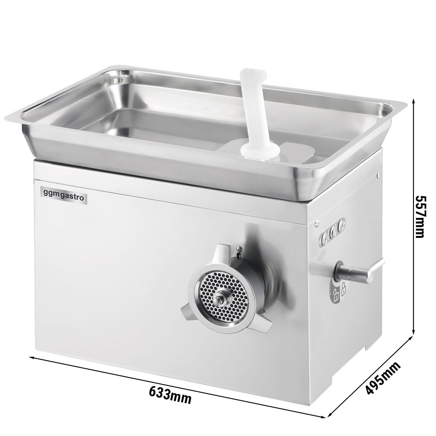 Hachoir à viande électrique 32 – 650 kg/h – 1,8 kW