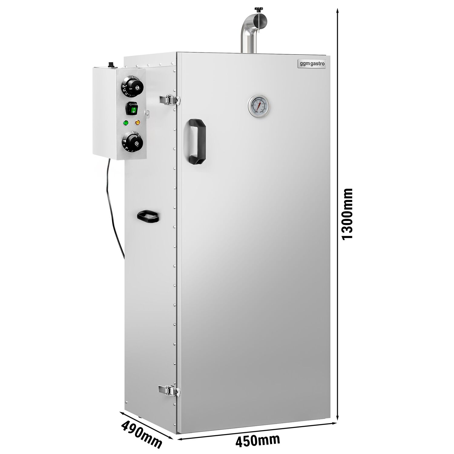 Fumoir électrique professionnel - avec 8 grilles - 450x490mm
