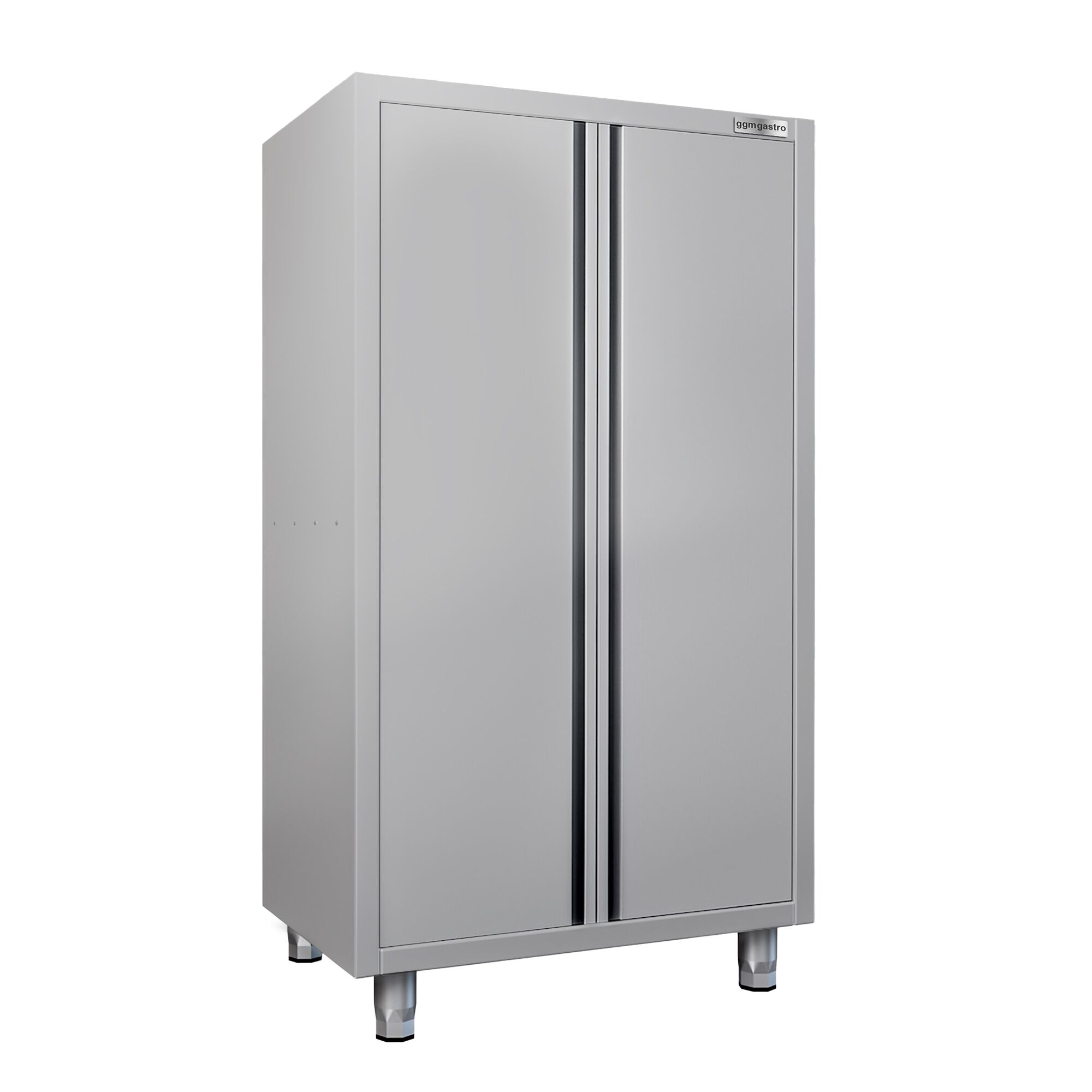 Armoire haute en inox ECO - 1000x600mm - 2 portes battantes - Hauteur: 1800mm