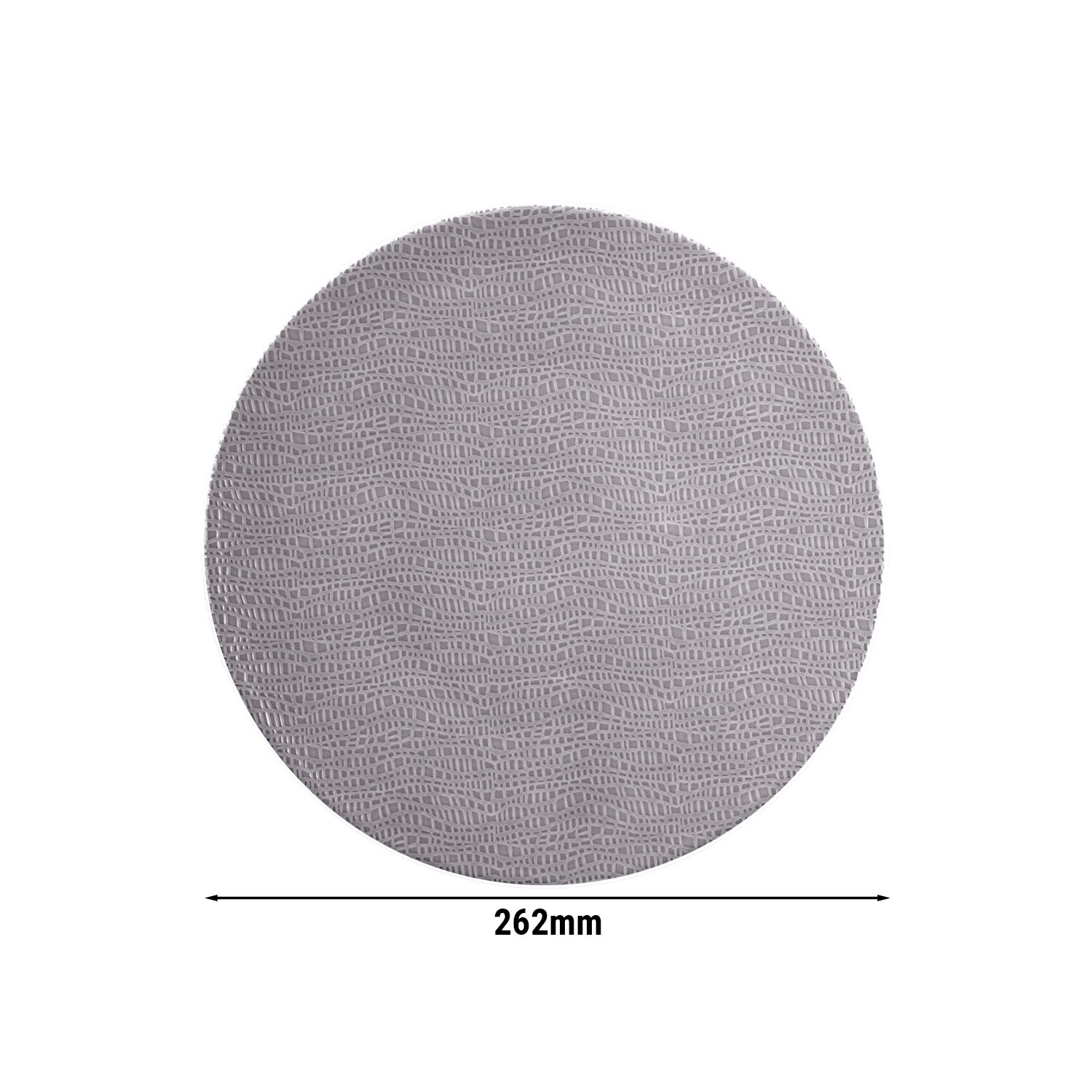(6 pièces) SELTMANN WEIDEN | Assiette coupe – plate – Ø 260 mm – Gris