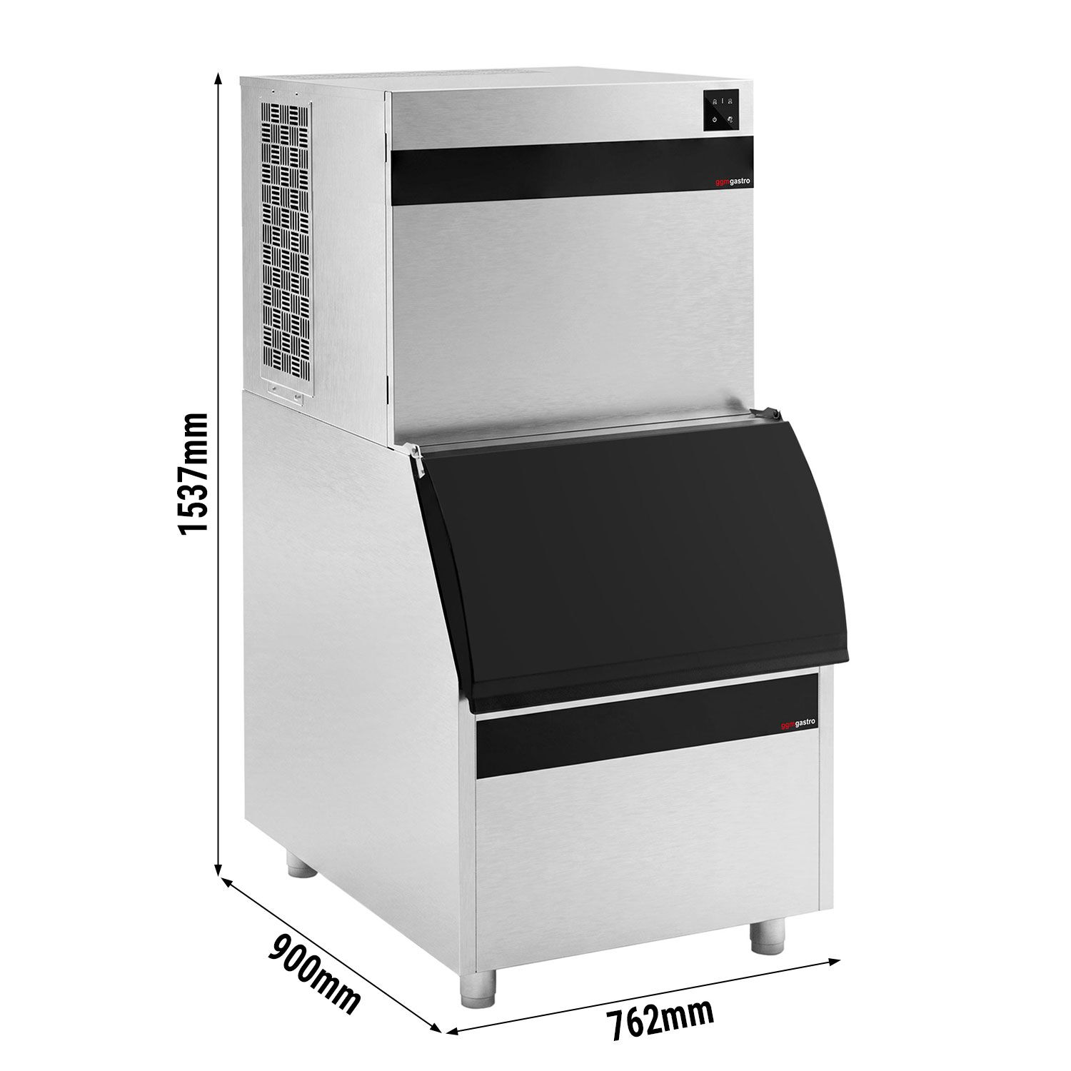 Ledomat - Pune kockice leda - 230 kg/24 h - uklj. spremnik za led