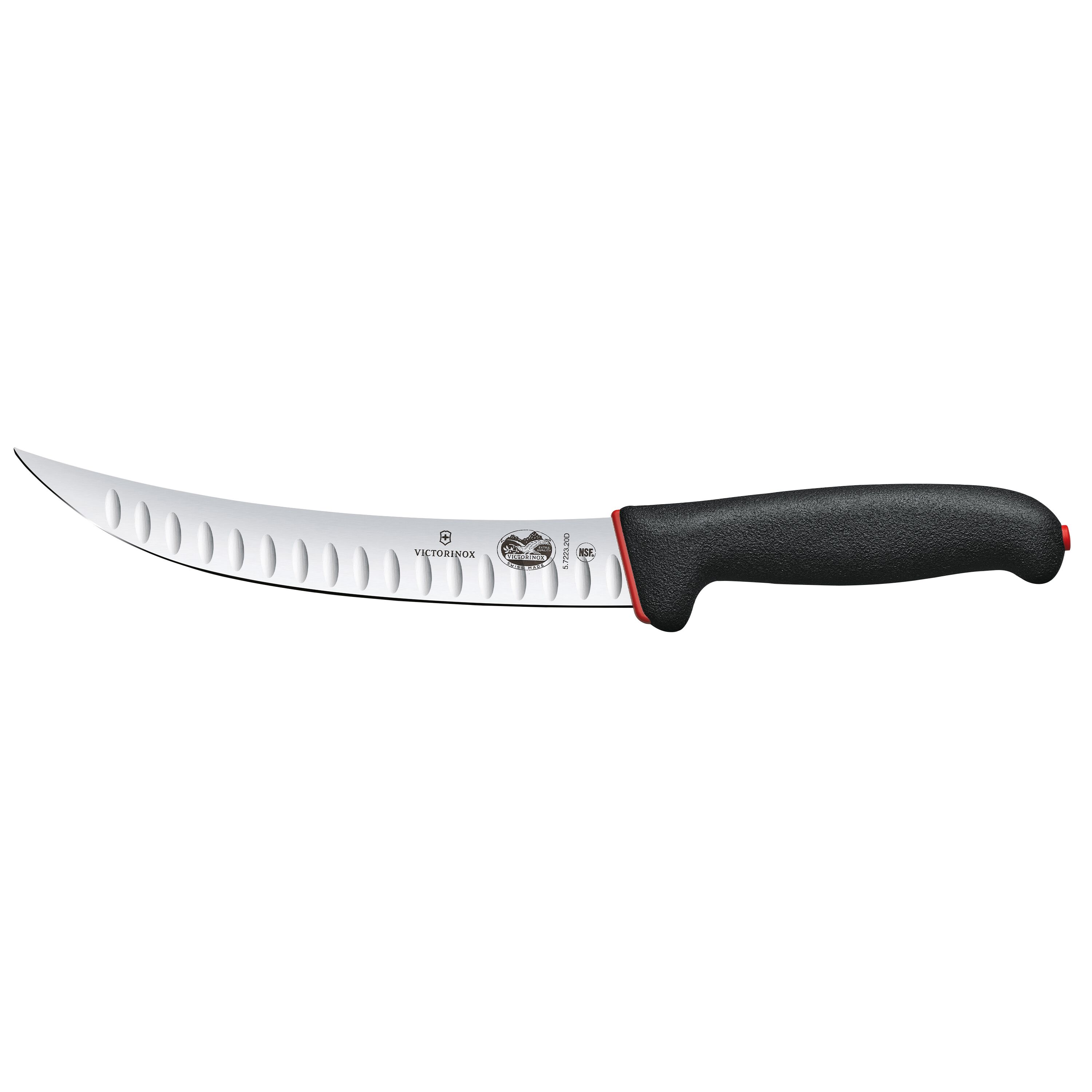 VICTORINOX | Double poignée - Couteau de boucher avec alvéoles - Lame: 200 mm