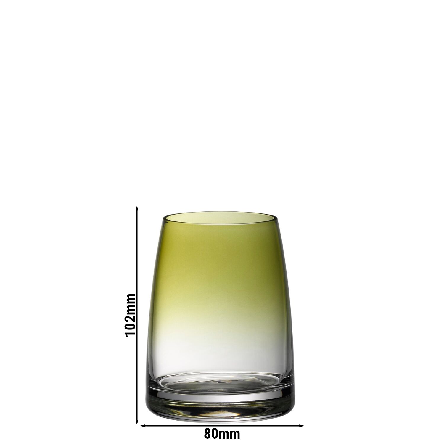 (6 pièces) WMF | DIVINE COLOR – Verre à eau – 325 ml – Olive – Non étalonné
