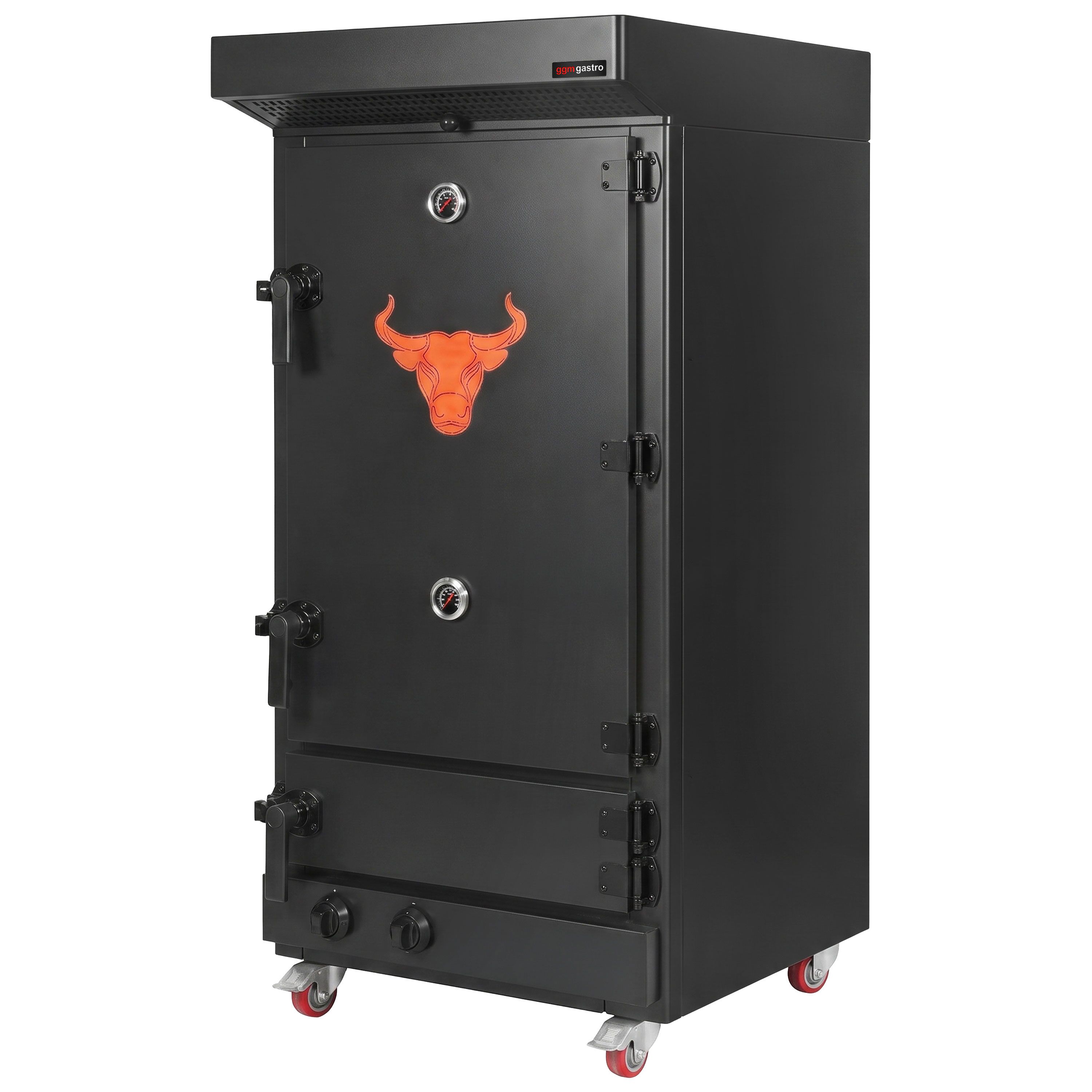 Gasrookoven met kook- en rookfunctie – 70 kg – incl. 4 draagstangen