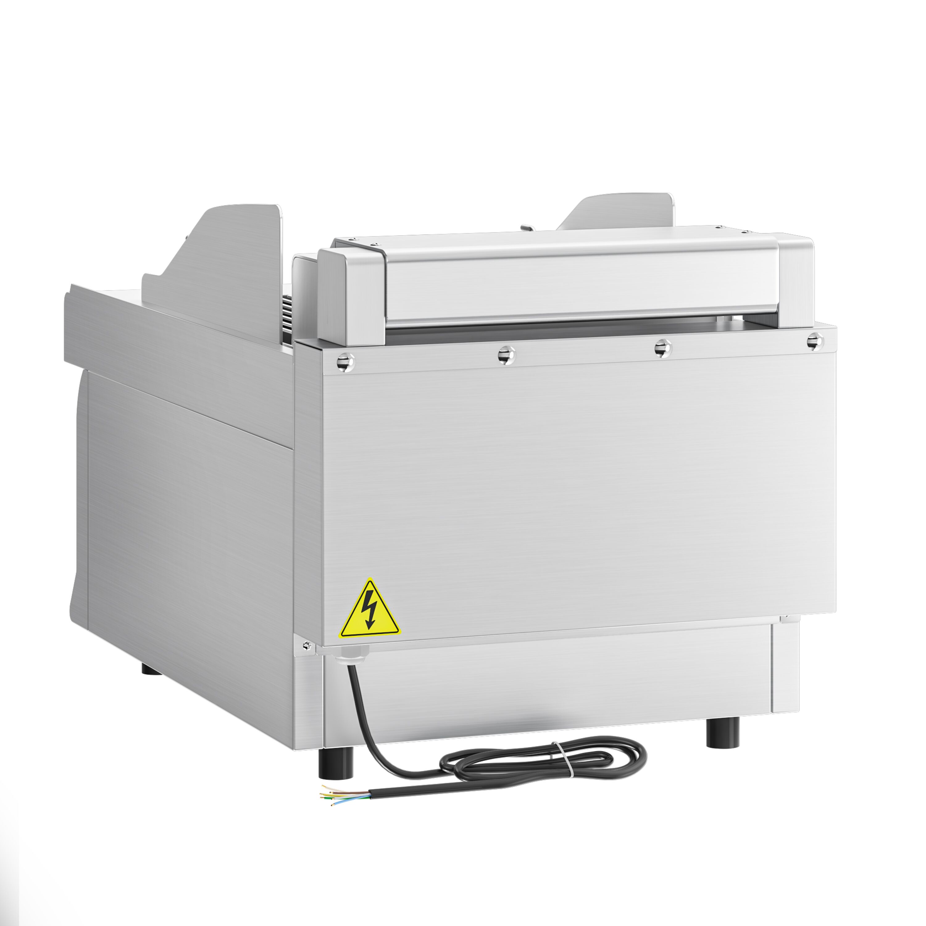 Grill électrique professionnel direct à eau - 3,75kW - de table - P700mm - grille inclinable