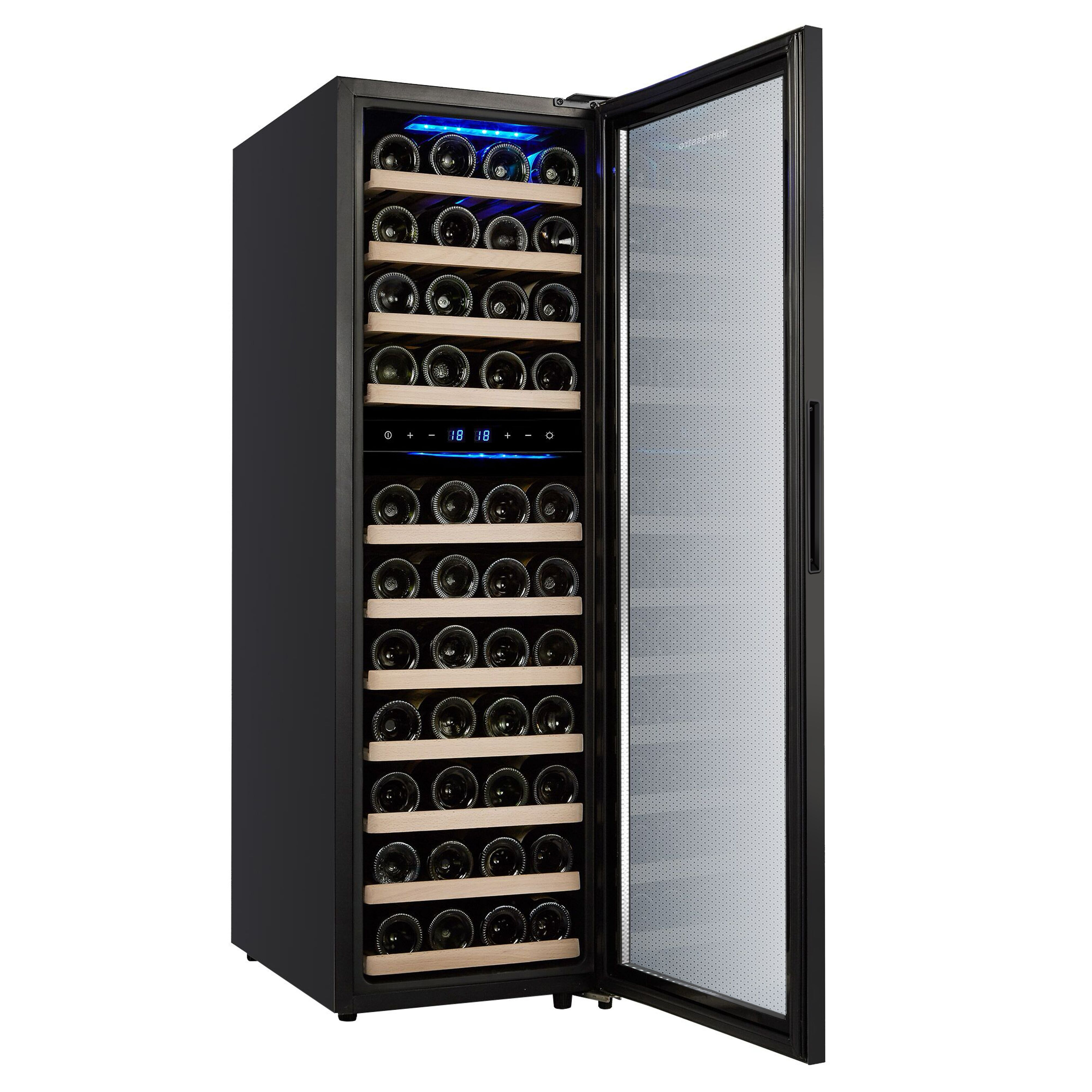 Cave à Vin - 2 Zones Climatiques - 160 Litres - max. 53 Bouteilles