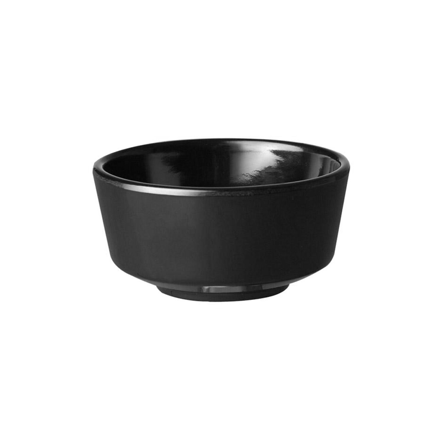 (36 pièces) Coupelles à sauce - FLOAT - Melamine - 30 ml - Ø 55 mm - Noir