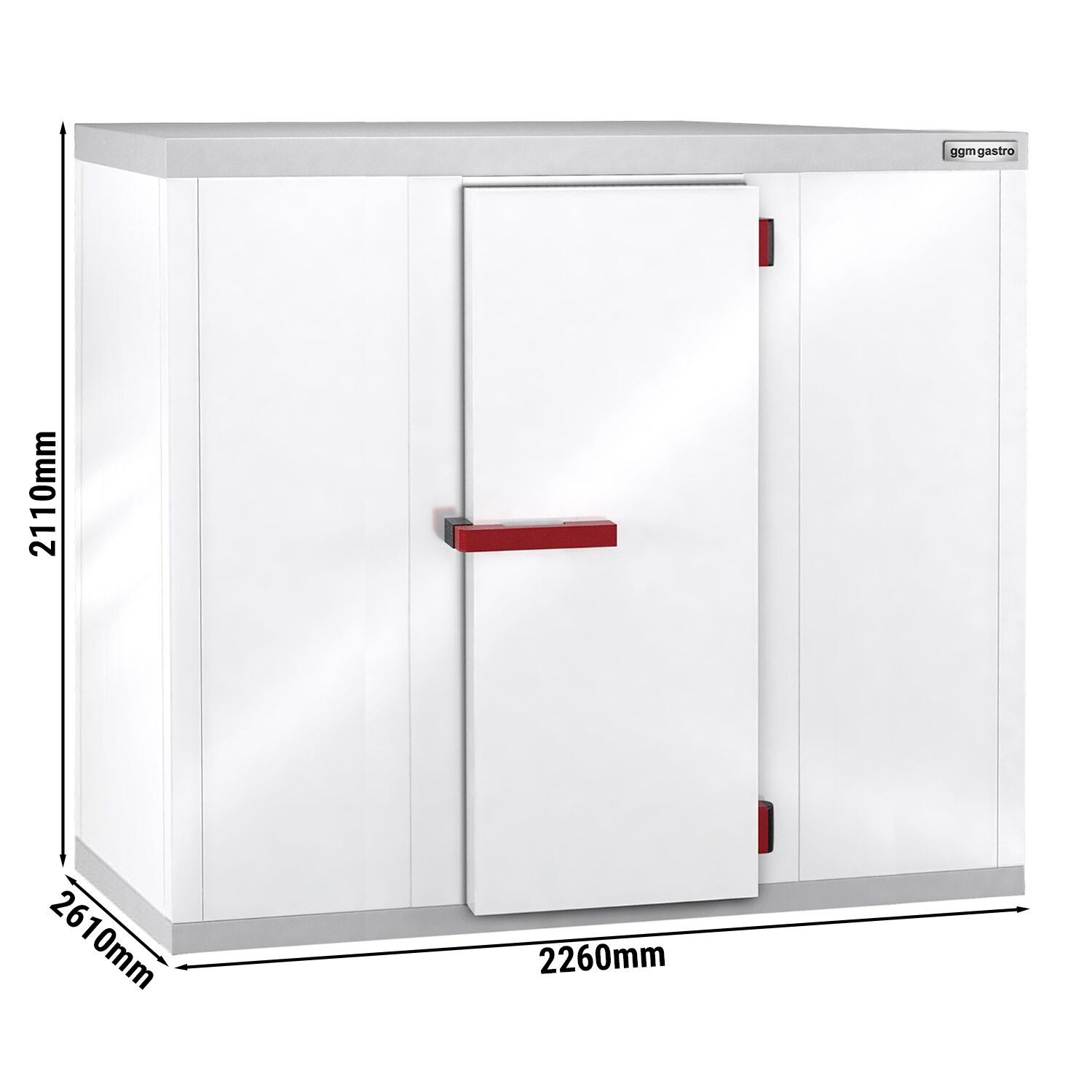 Chambre froide - 2260 x 2610 mm - 10,03 m³