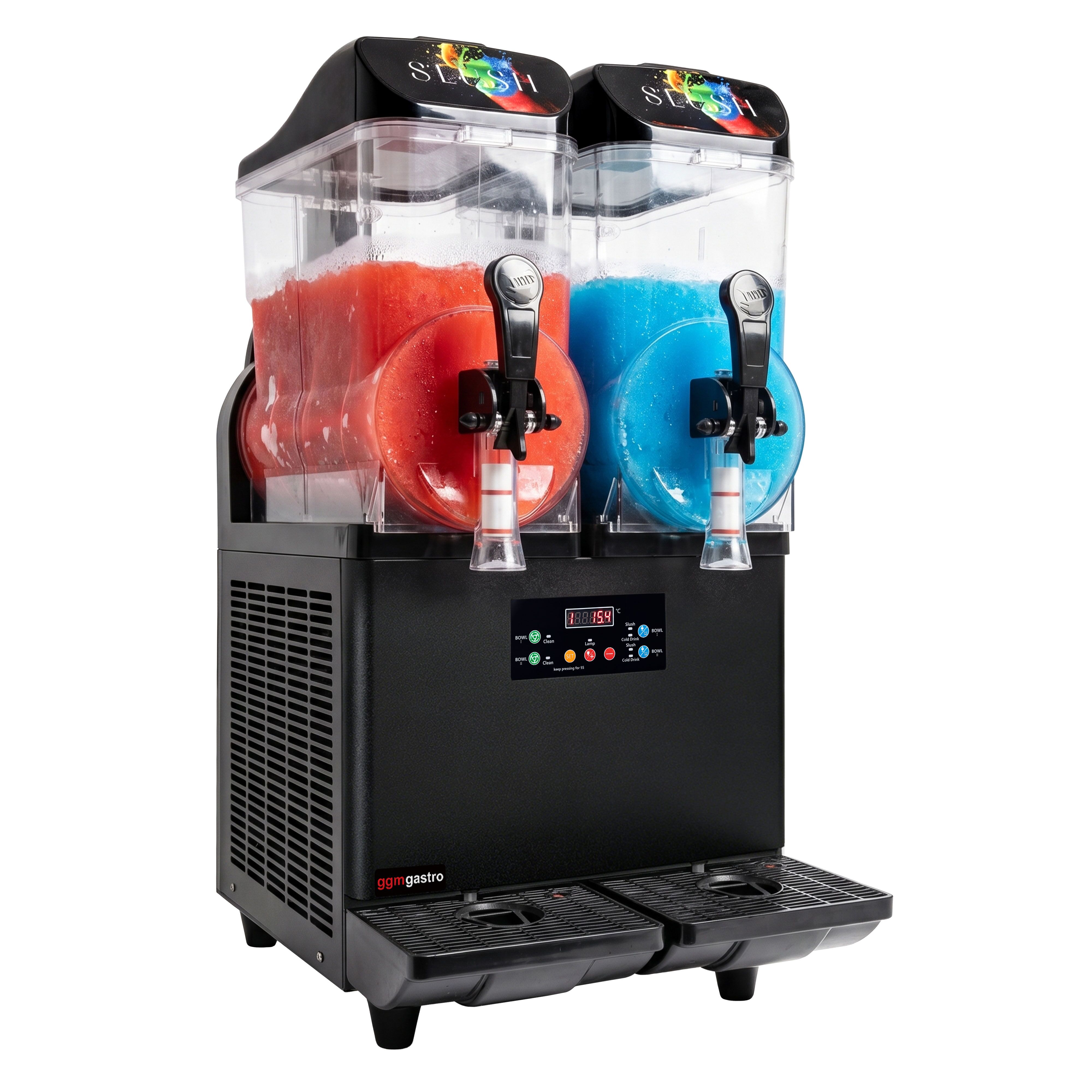 Slush machine – 2 x 12 litres – 850 watts – digital