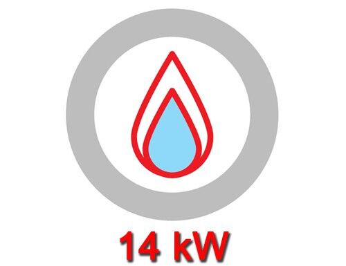 Gas Lavasteingrill - 14 kW - Grillrost neigbar