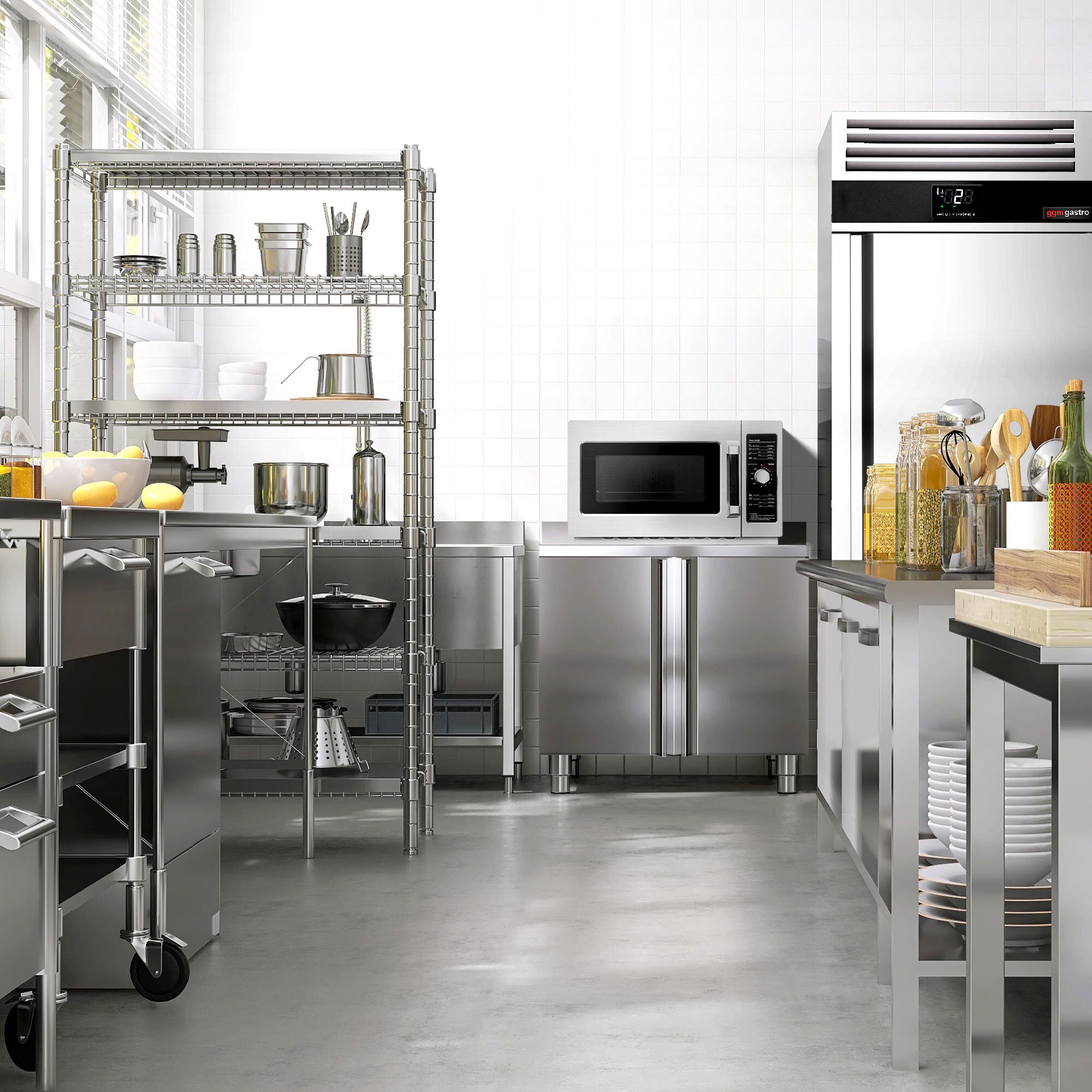 Microwave - 34 Litres - 1kW - Manual
