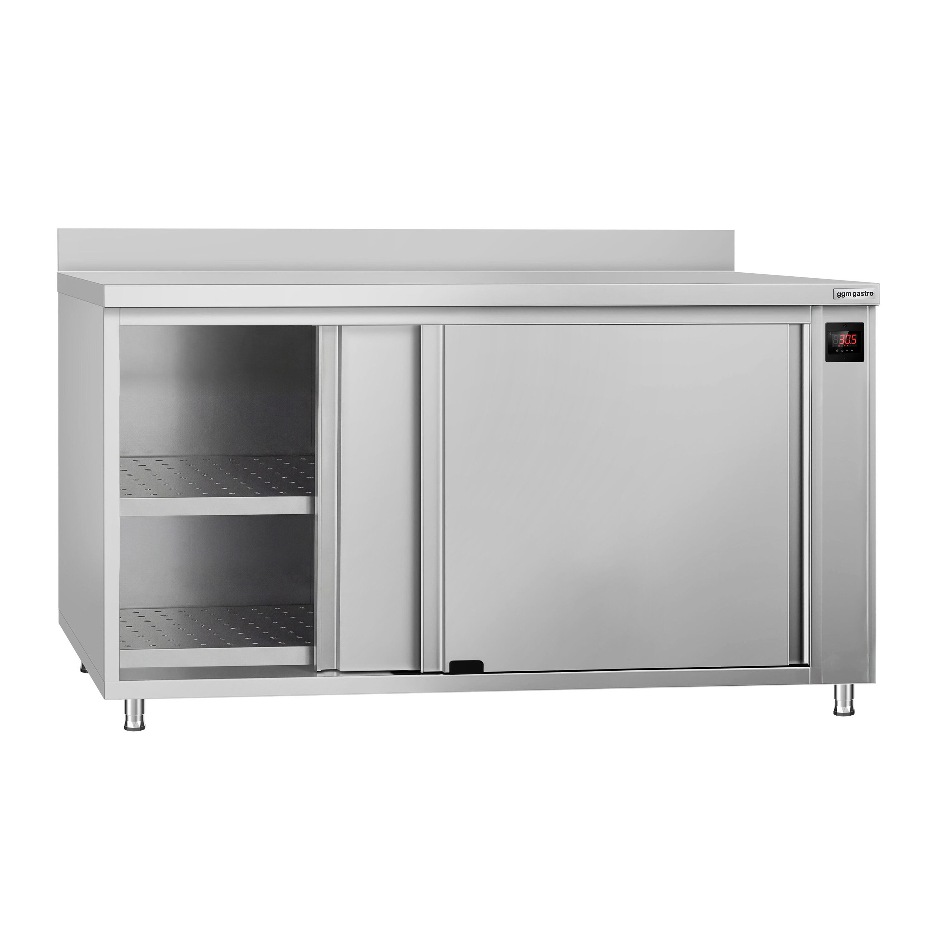 Armoire chauffante professionnelle - 2kW - 1 étagères - 1800x700x970mm