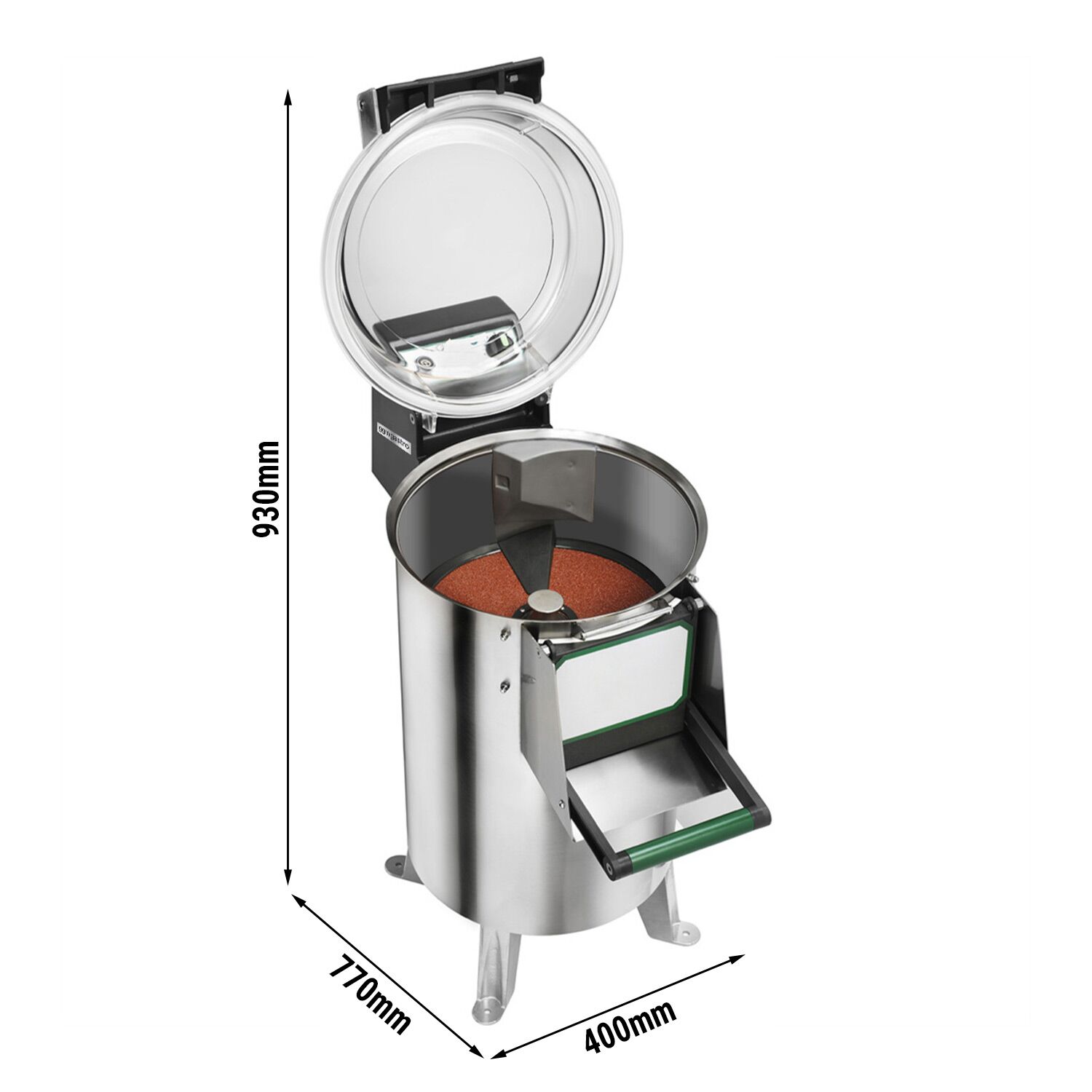 Éplucheuse à légumes professionnelle - 220kg/h - 1,1kW - 230V
