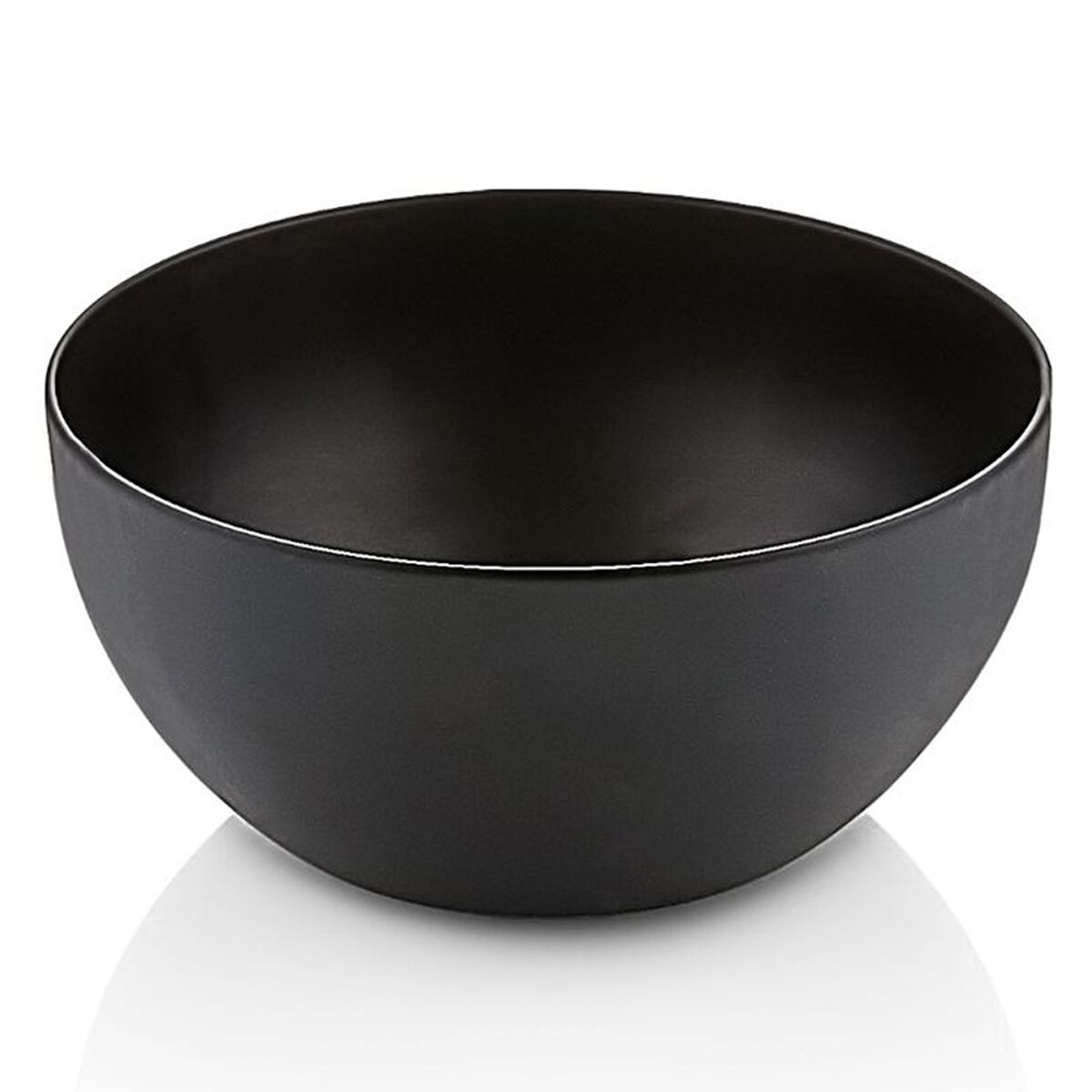 (3 pcs) Snack Bowls - Stainless Steel - round - Ø 85mm - Black