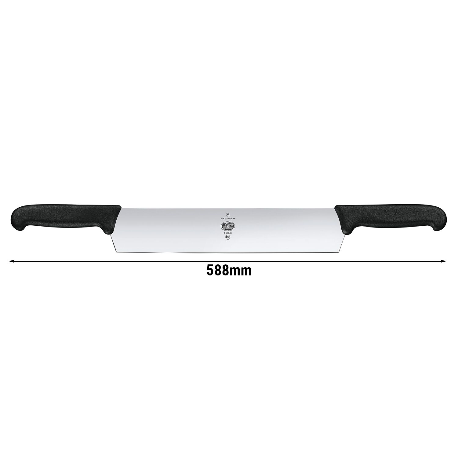 VICTORINOX | FIBROX - Couteau à fromage à 2 poignées - Lame : 300 mm       