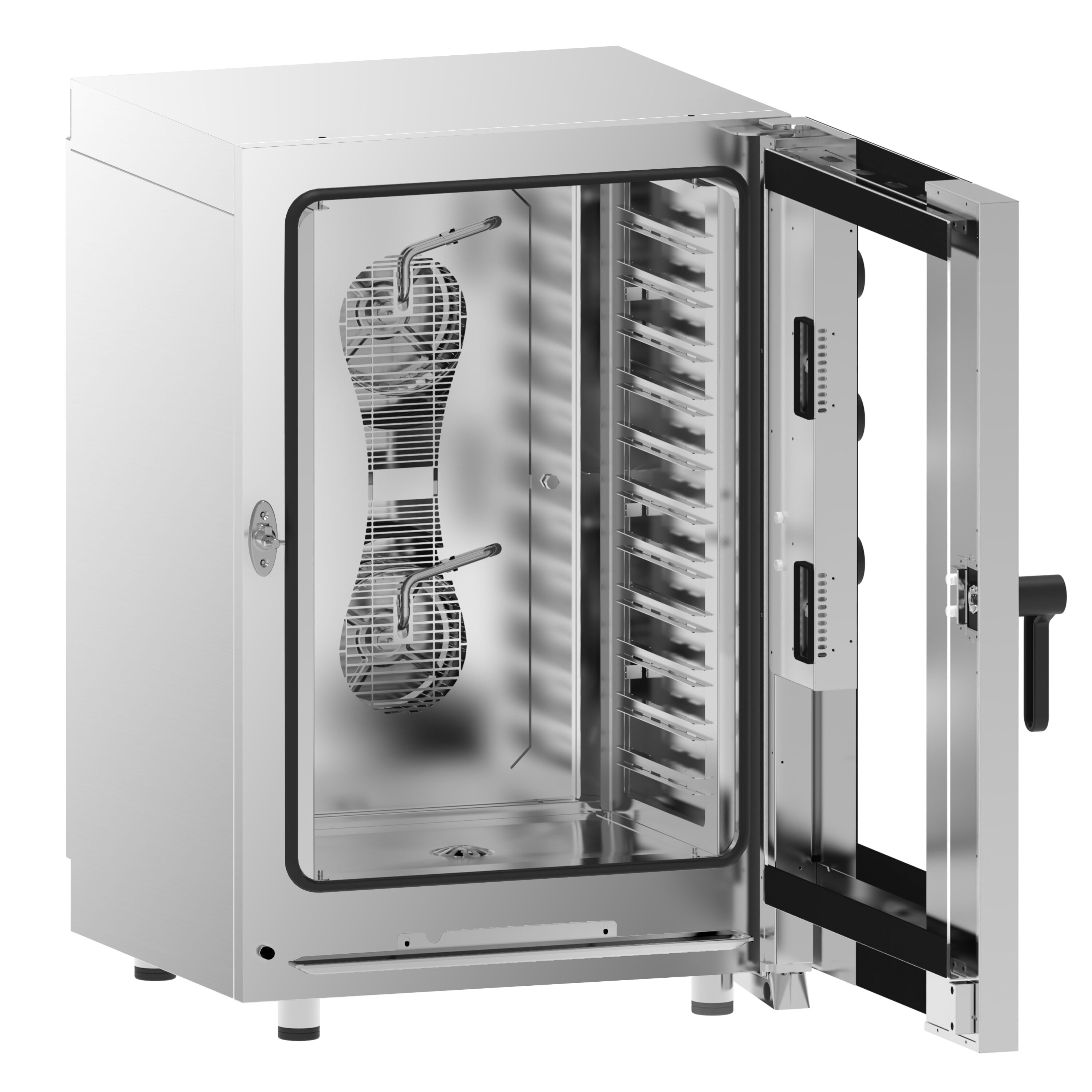 Electric Commercial Combi Oven - Manual Controls - 11x GN 1/1
