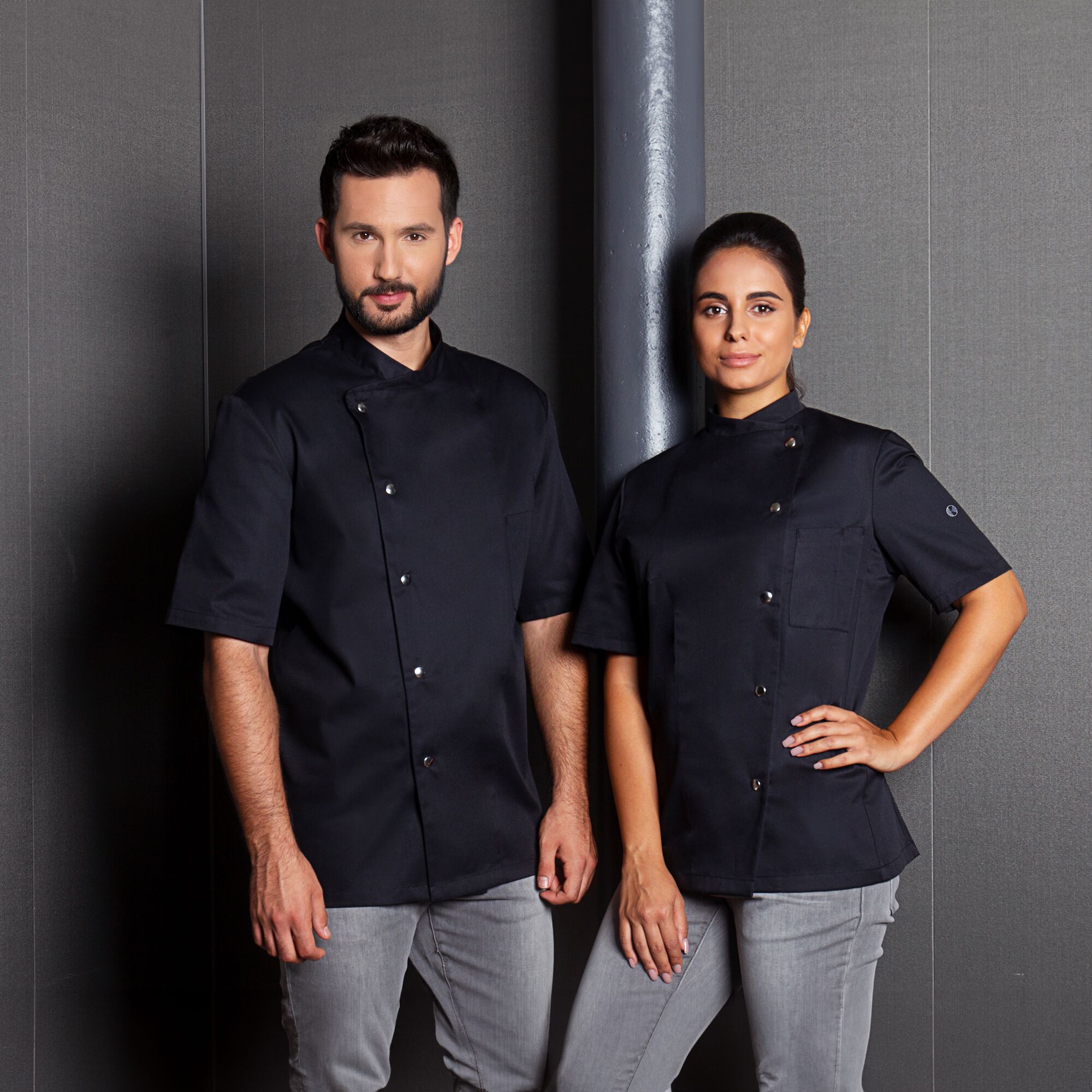 KARLOWSKY | Veste de cuisine femme Greta - Noir - Taille : 50