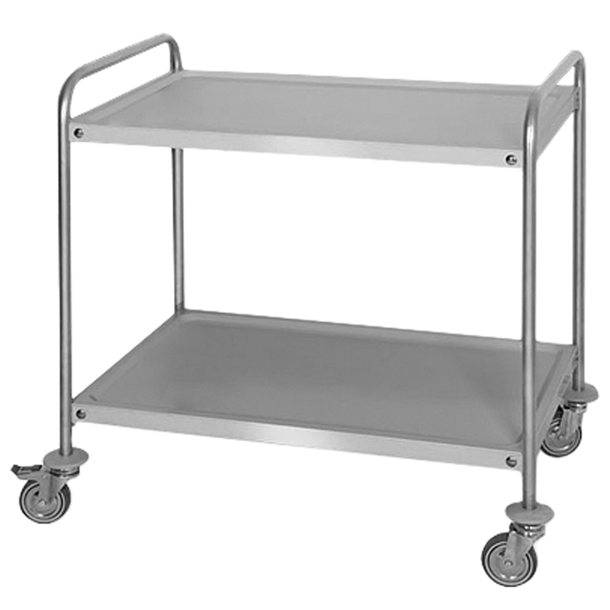Chariot de service – 800x500 mm – avec 2 surfaces de rangement