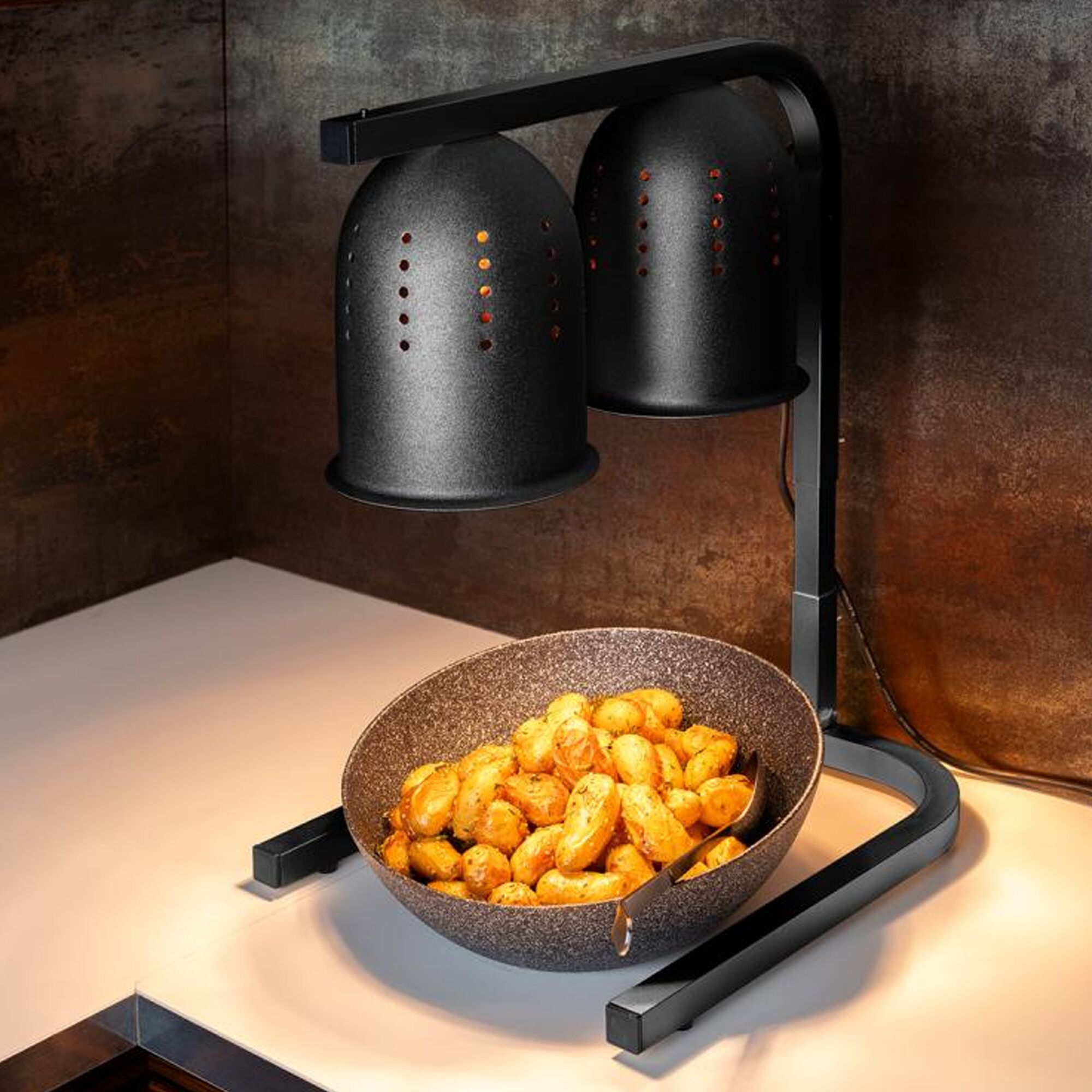 Lampe chauffante infrarouge – 500 watts – Noir
