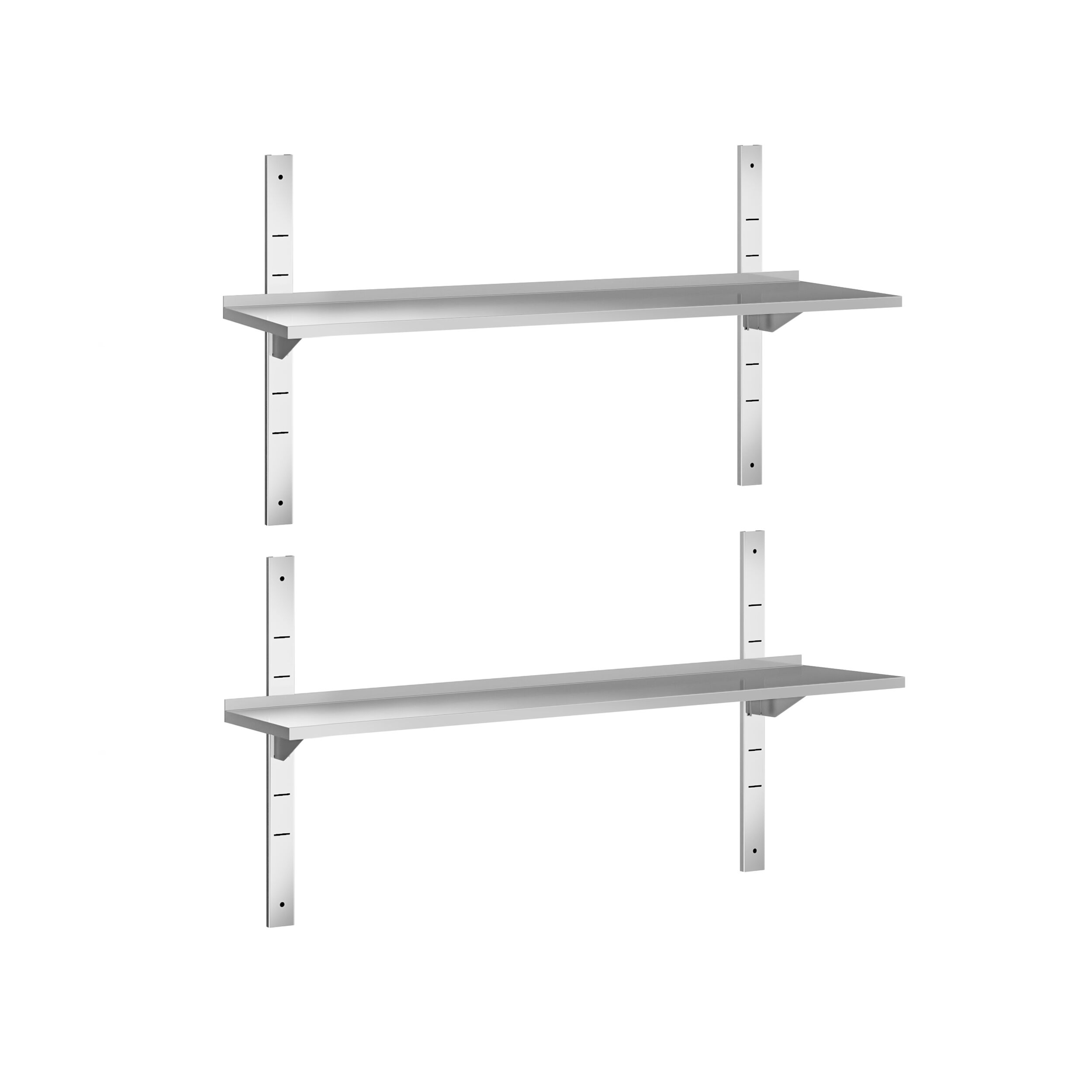 Étagère murale PREMIUM - 1500 x 400 mm - avec 2 niveaux