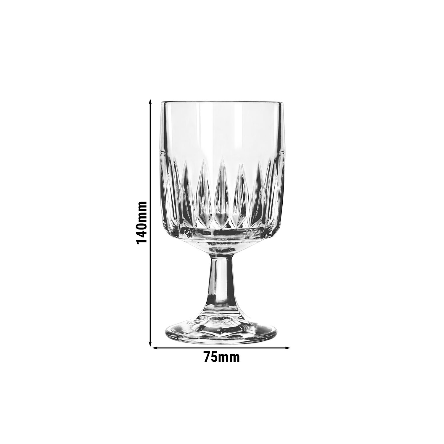 (36 pièces) LIBBEY | WINCHESTER - Verre à vin - 251 ml