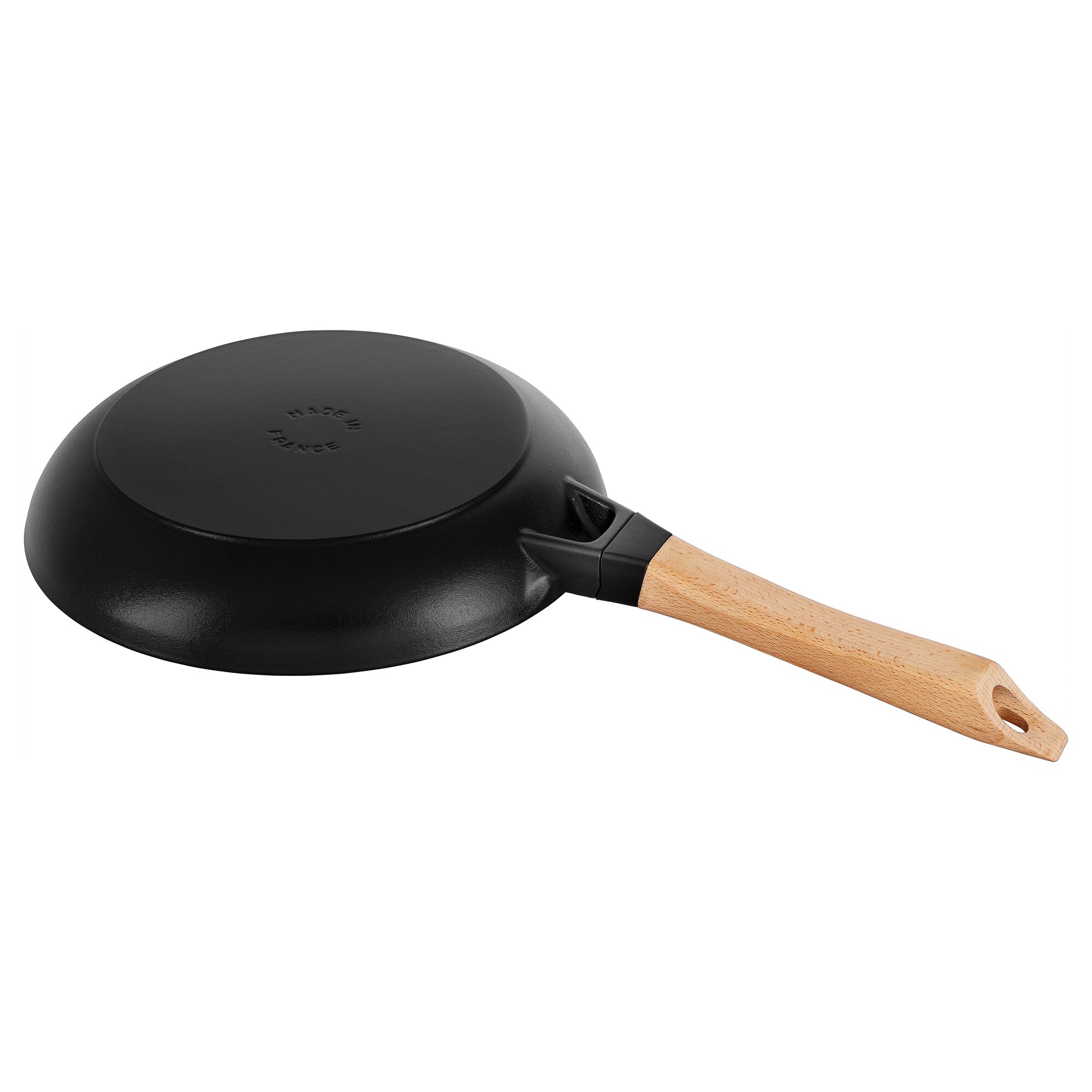 STAUB | PANS - Bratpfanne mit Holzgriff - Ø 260mm - Gusseisen - Schwarz