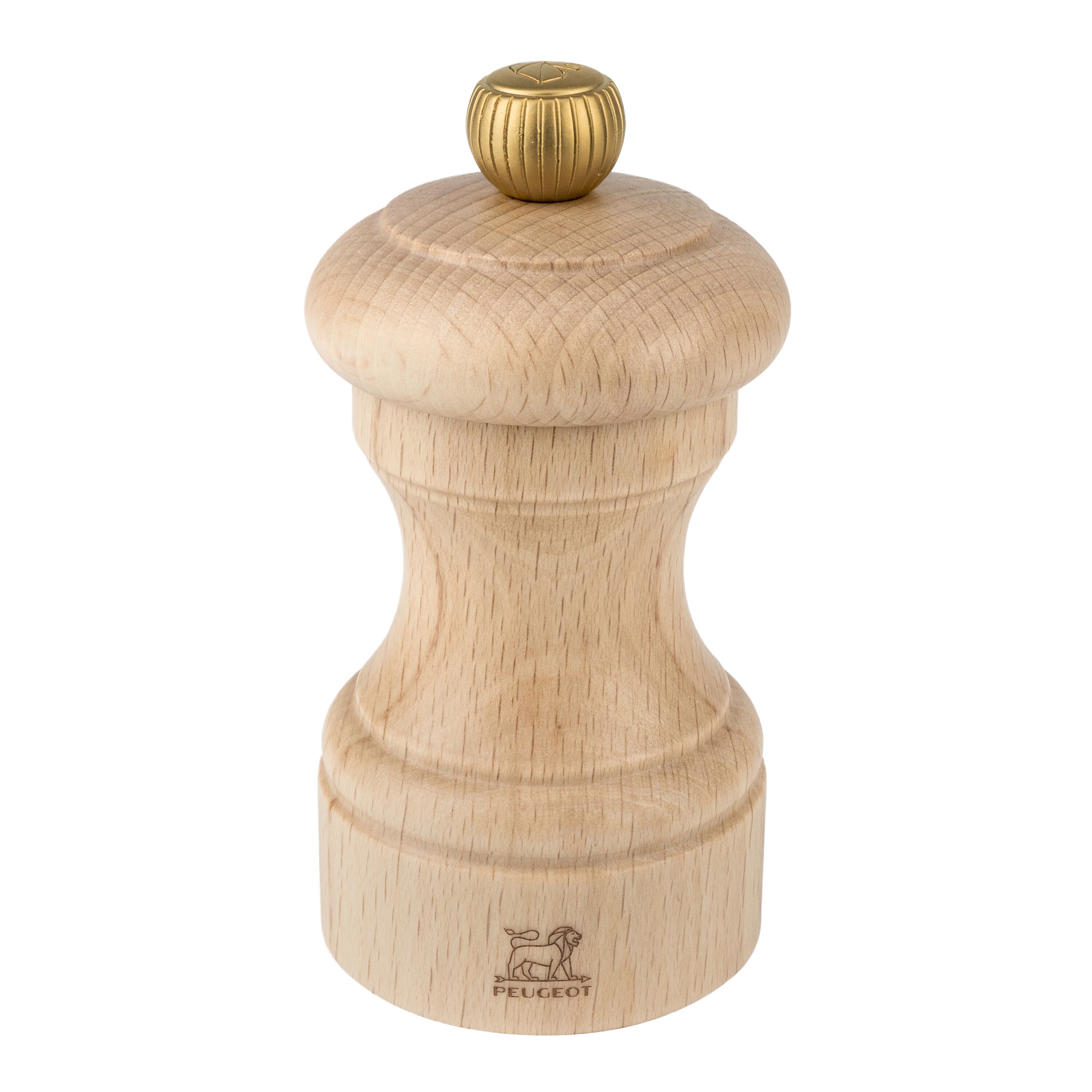(6 pièces) PEUGEOT | BISTRO - Moulin à sel - Bois - Chocolat - Hauteur : 100 mm