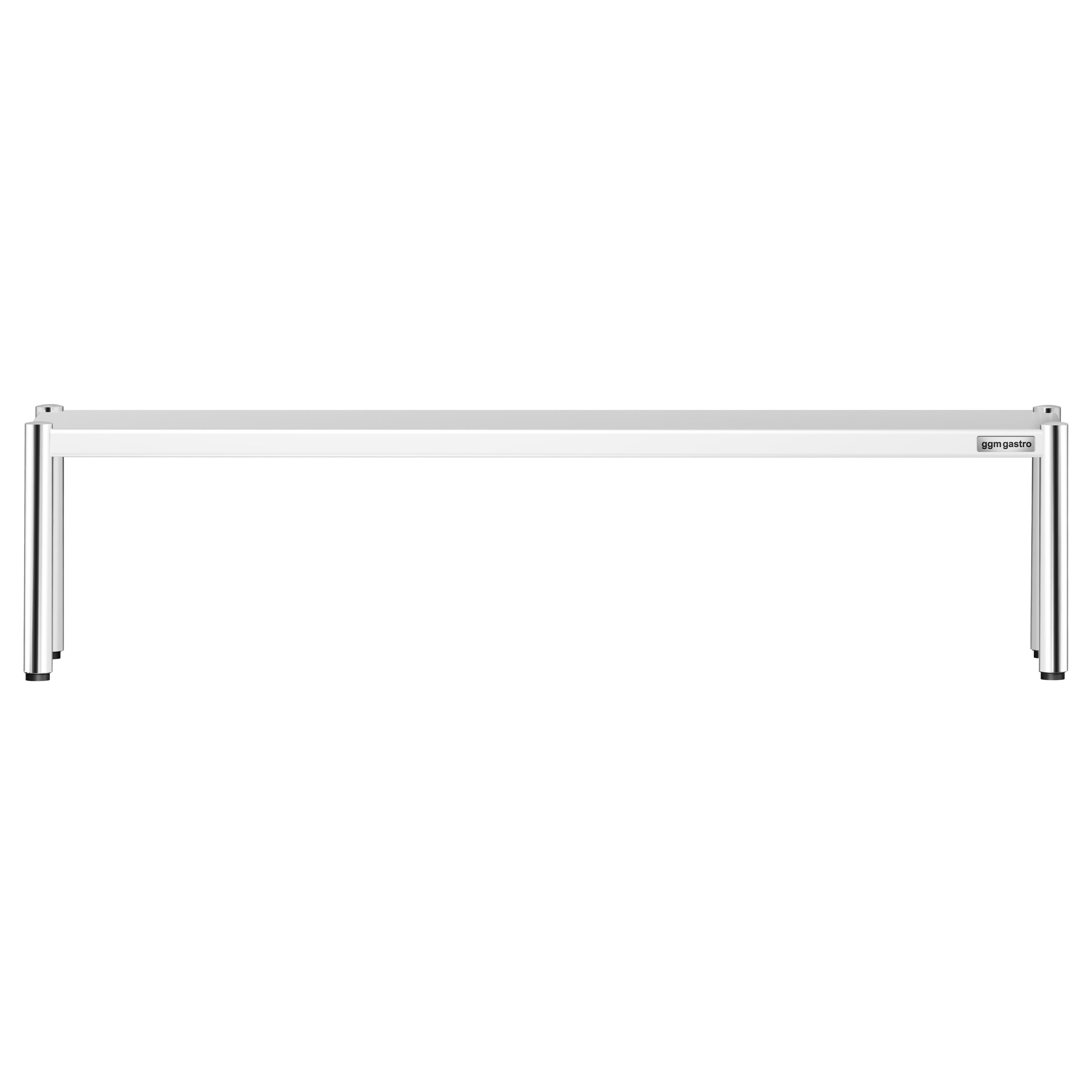 Étagère supérieure en inox – 1 niveau – 2000 × 370 mm – hauteur réglable