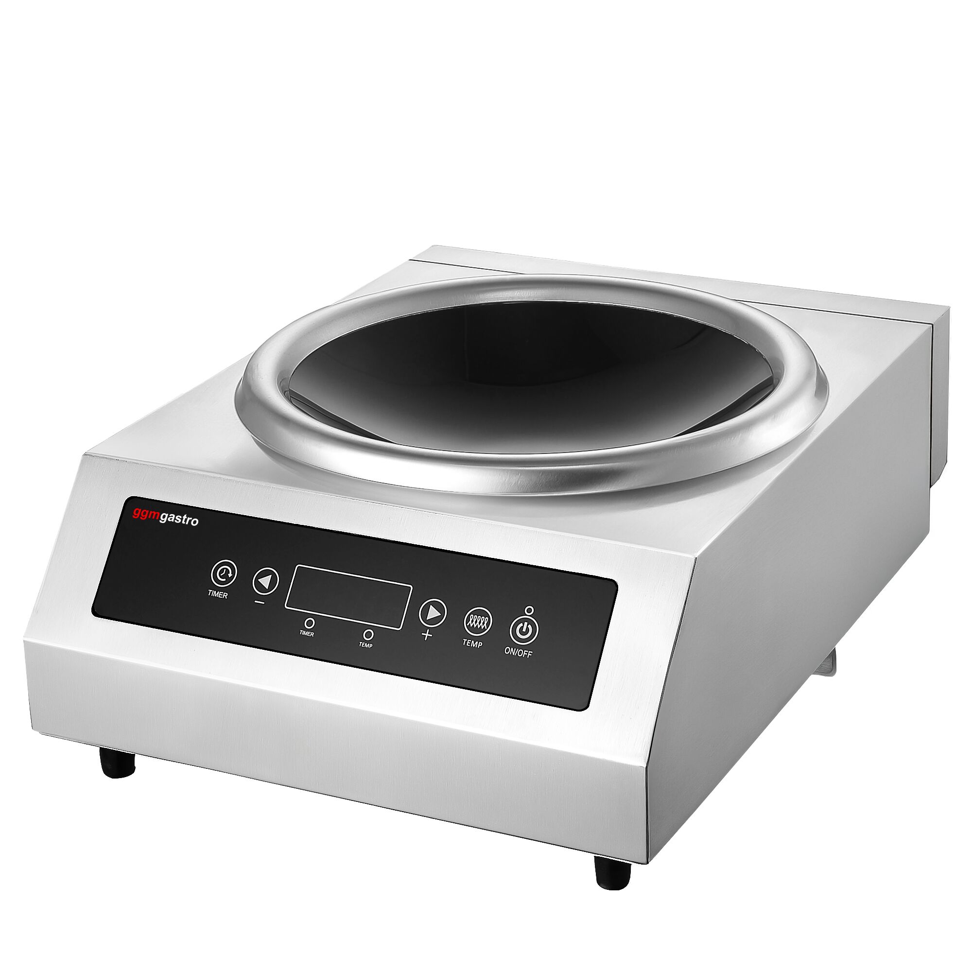 Wok à induction - 3,5 kW - 1 zone de cuisson - Ø 460mm - incl. wok