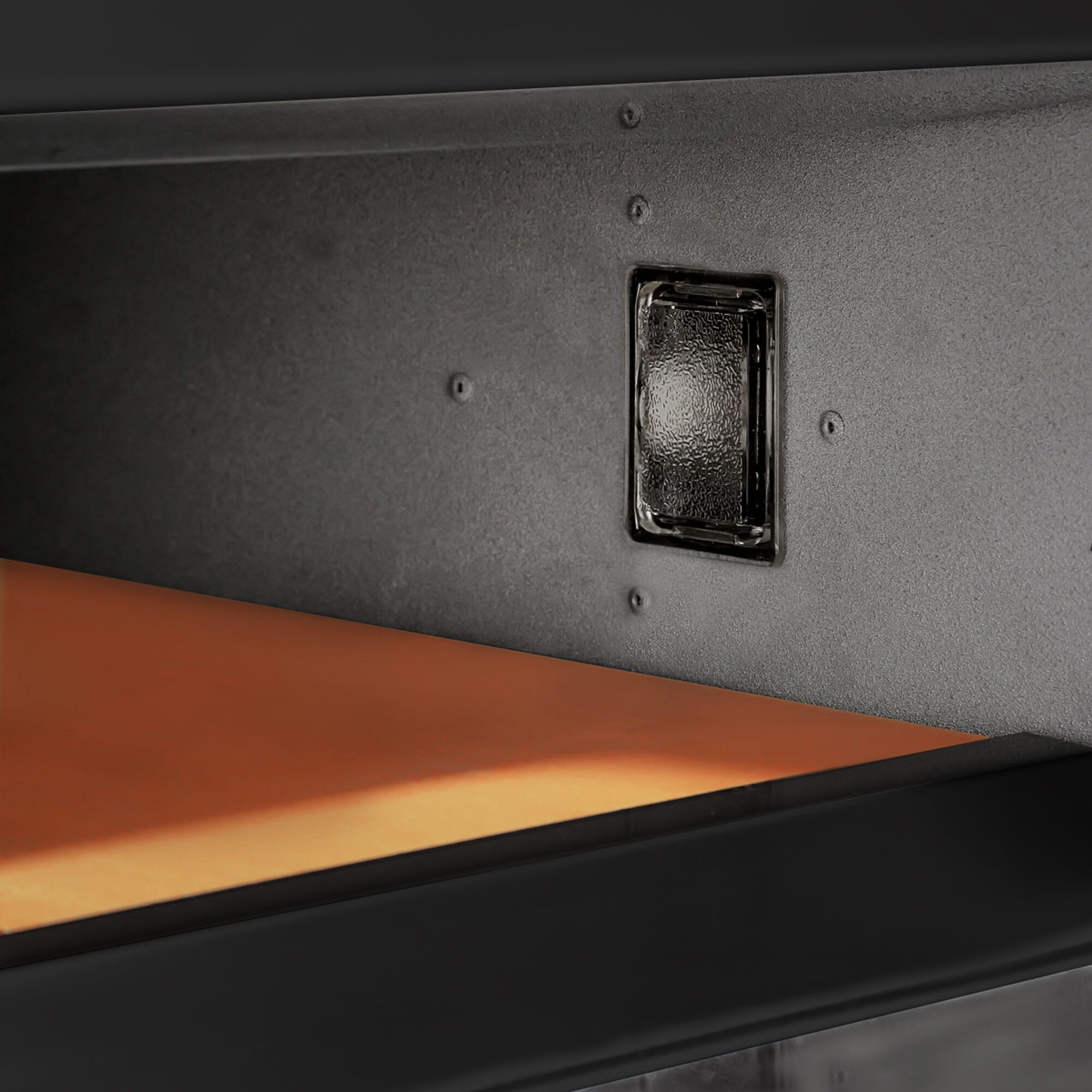 Four à étages de boulangerie avec fonction vapeur - tactile - 2 chambres de cuisson - avec hotte et chambre de fermentation 8 x EN 600 x 400 - Noir