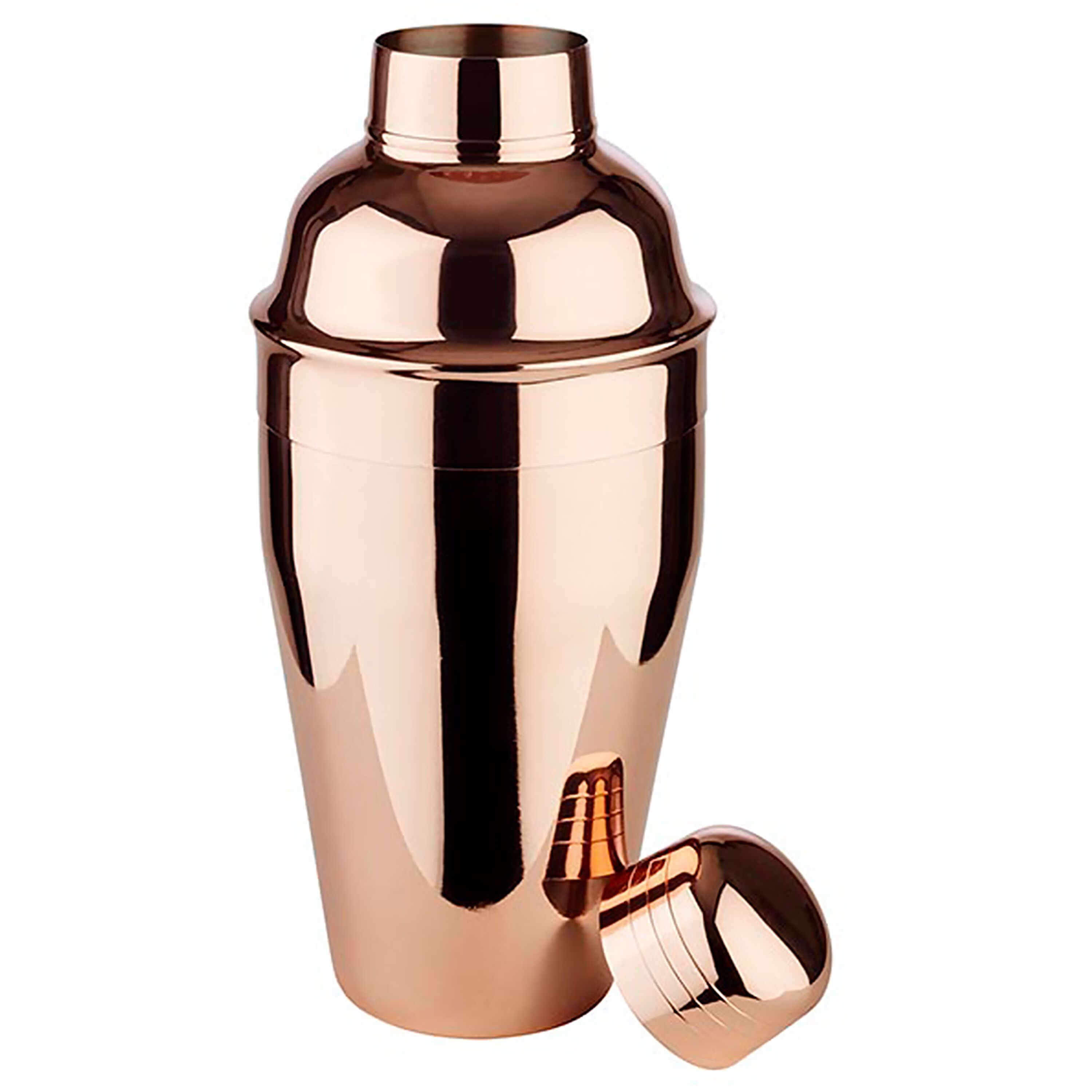 (6 pièces) Shaker - CLASSIC - inox - 0,5 litre