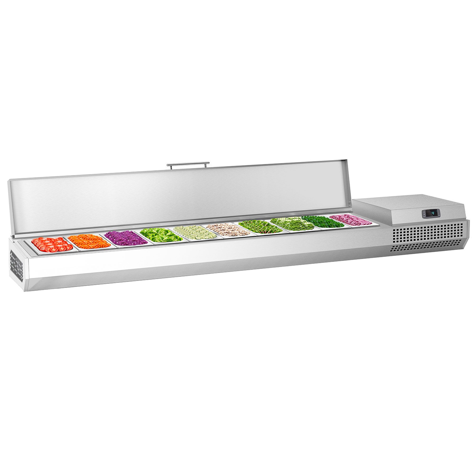 Vitrine Réfrigérée à Ingrédients PREMIUM PLUS - 2300x413mm - 10x GN 1/3