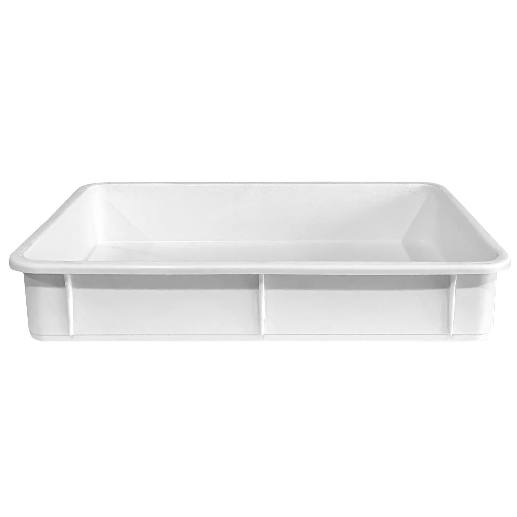 Bac à pâtons - Set - Professionnel - 8 bacs & 1 couvercle - EN 600x400 - Hauteur:100mm - Polypropylène - Blanc