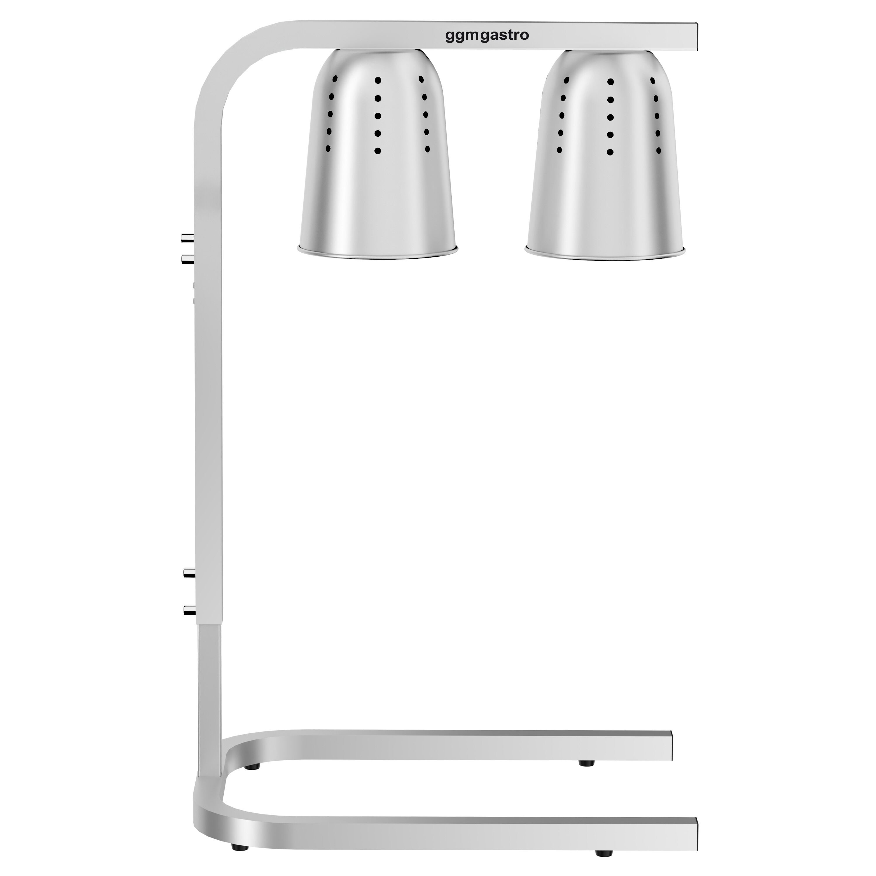 Lampe chauffante infrarouge à 2 lampes chauffantes - 453x360mm - 500W - réglable en hauteur