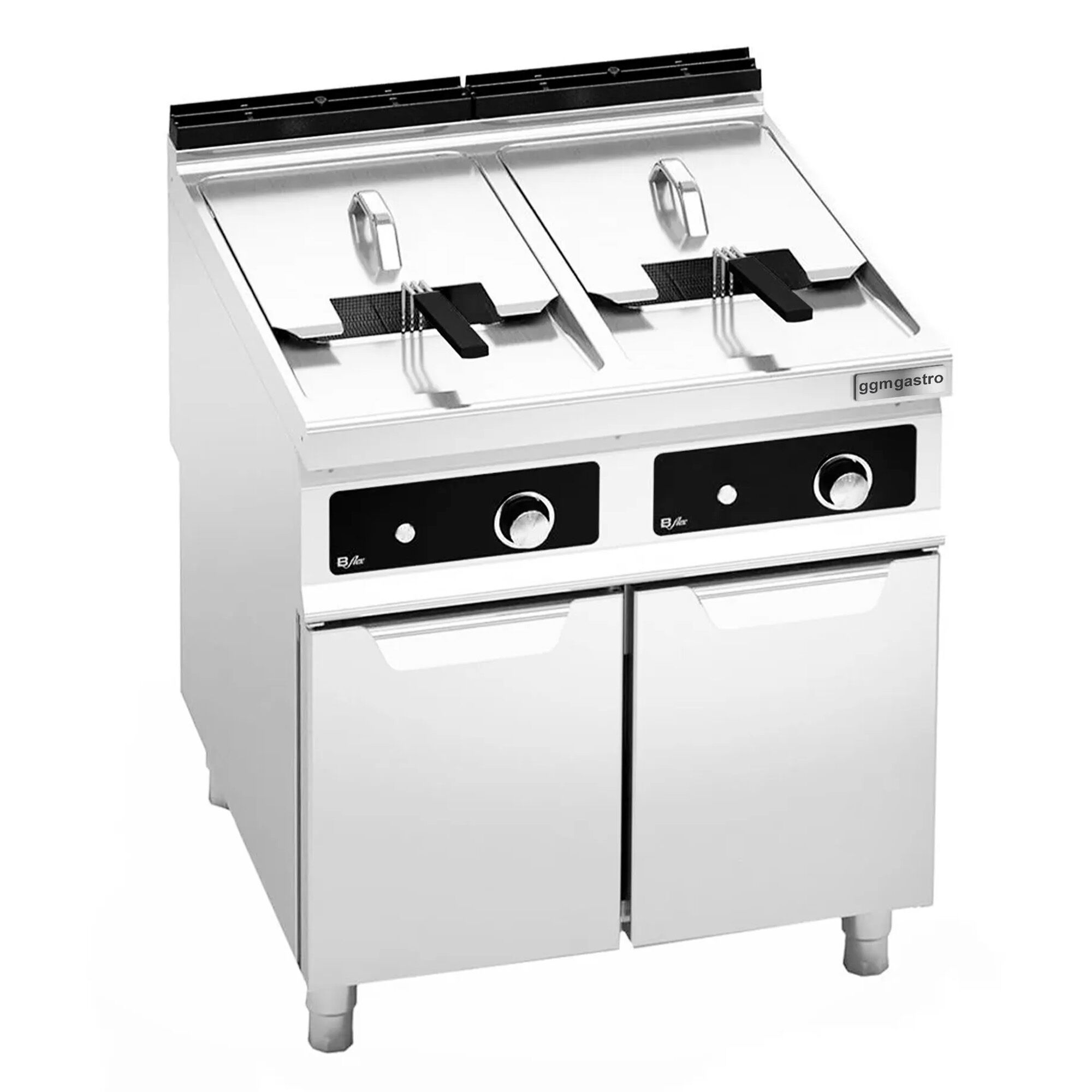 Elektro Doppelfritteuse - 22+22 Liter - 44 kW - Bflex Digital