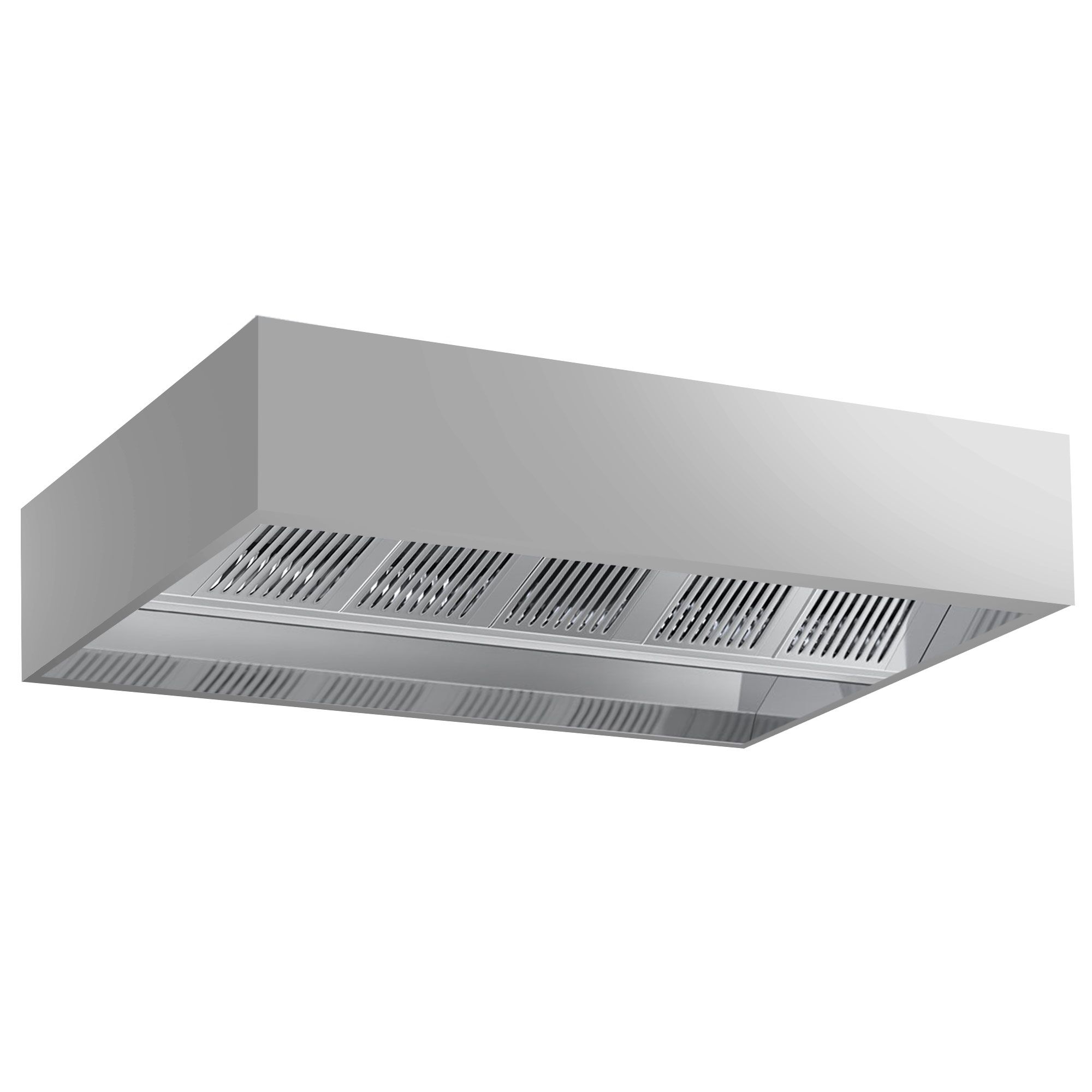 Hotte de plafond à induction - 2800 mm - sans moteur - avec filtre