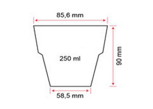 (50 Stück) Polycarbonatglas - Transparent - 200ml
