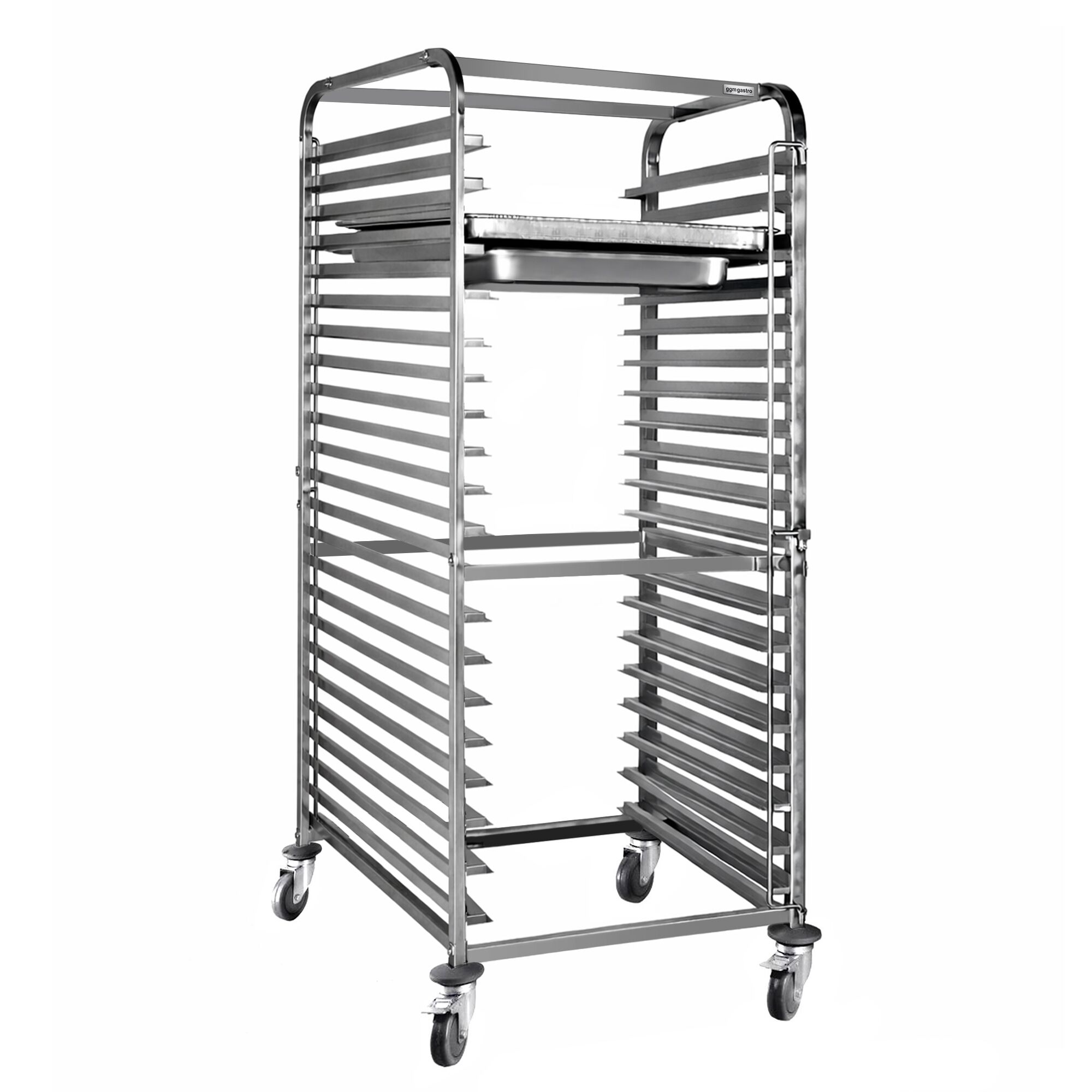 Chariot à plateaux – pour 18 plateaux GN 1/1 & EN 600 × 400