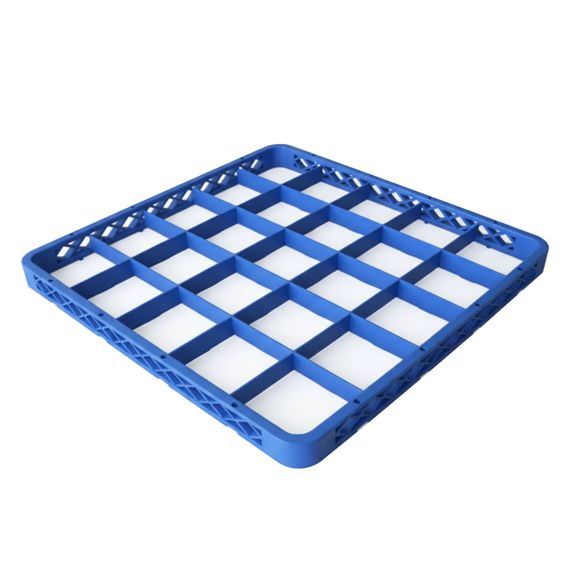 Glass Rack Extender - for glass rack (500x500mm) - 500x500mm - 25 compartments - Blue - compatible with GKU25N