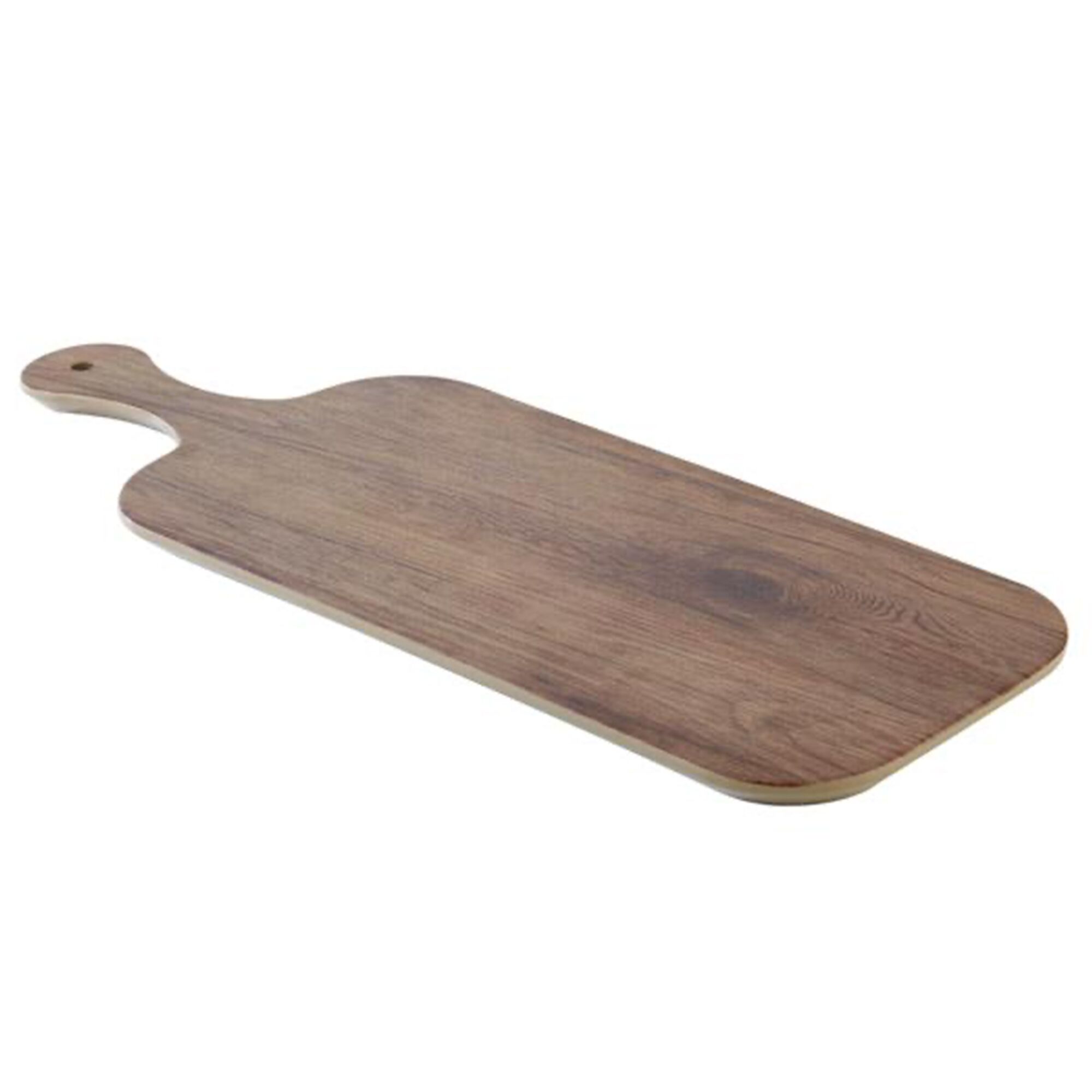 (6 pcs) Plateau de présentation - OAK - Mélamine - 530x200mm - Hauteur:15mm - Brun - empilable, compatible lave-vaisselle