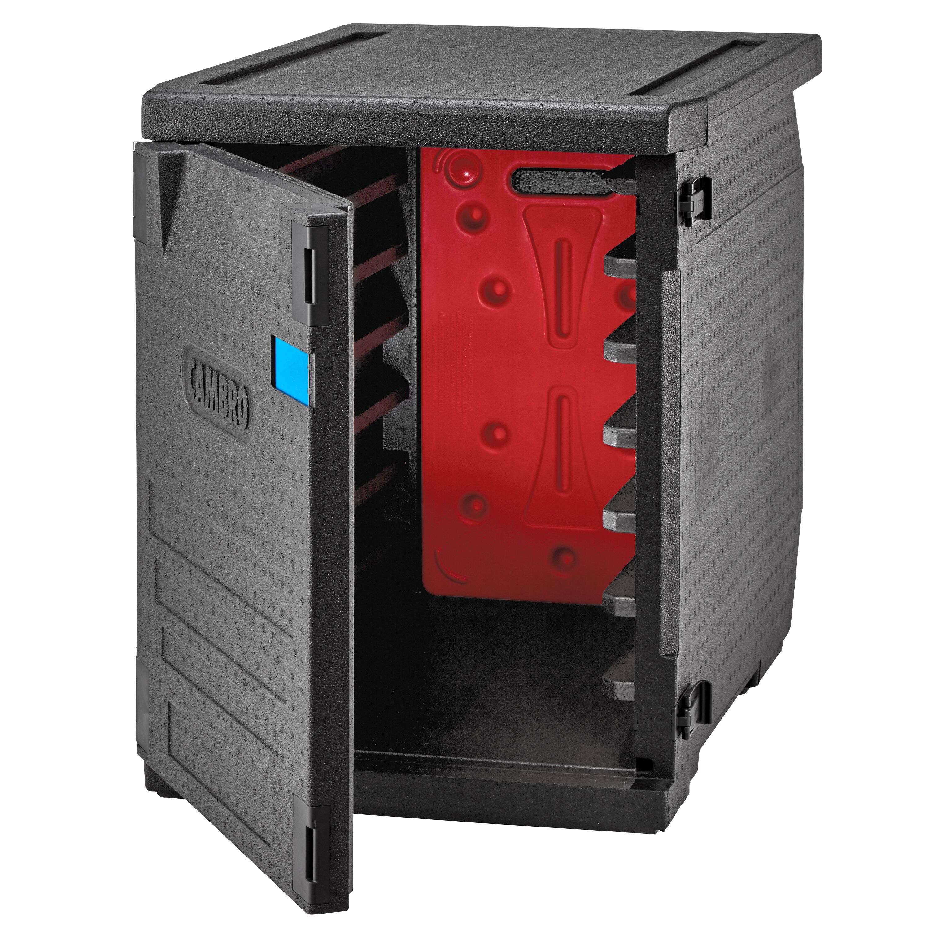 CAMBRO | CAM GOBOX® - Frontloader - EN 600x400 - mit 6 Auflageschienen - Schwarz