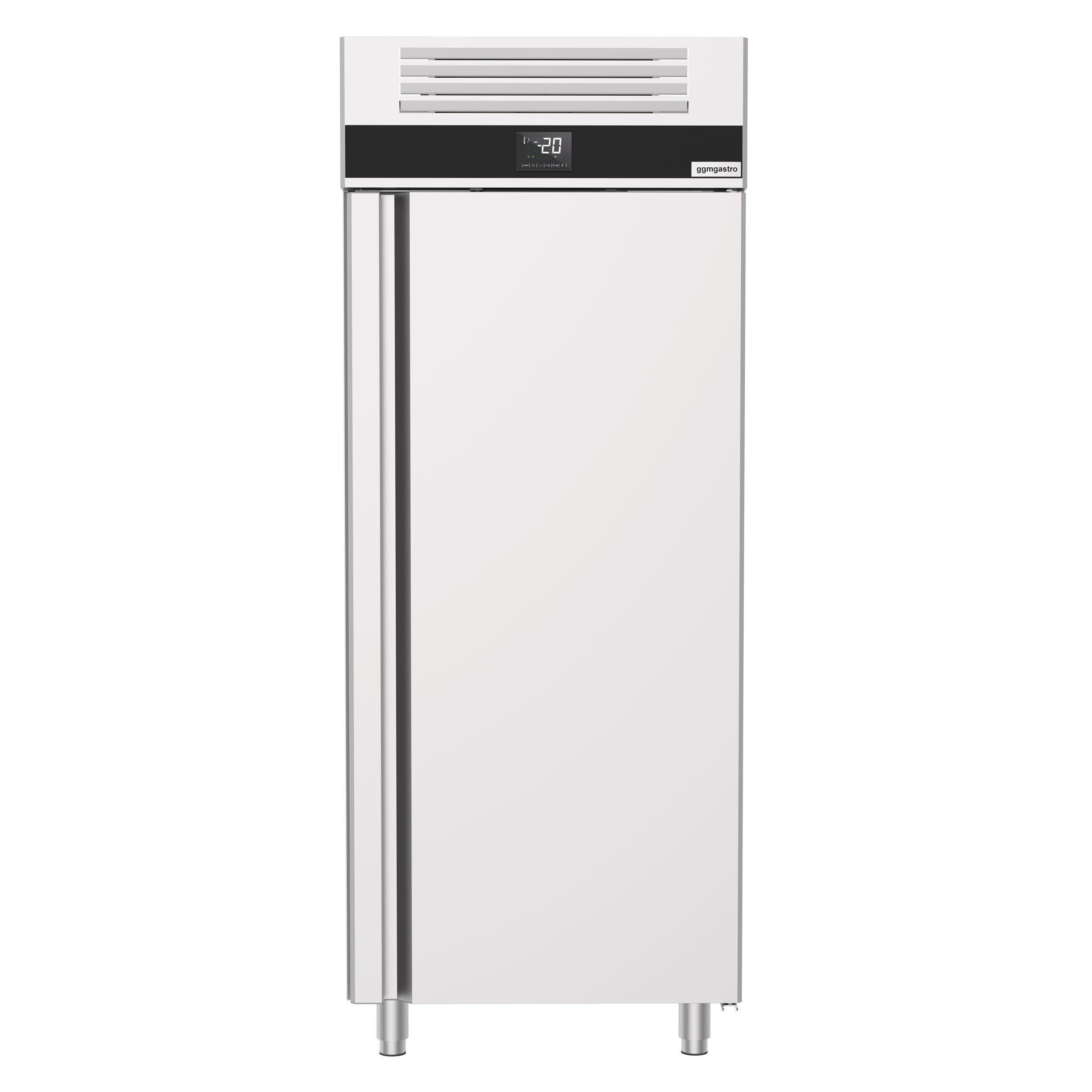 Ice Cream Display Freezer Stainless steel PREMIUM - 650L - with 1 door - For 54x 5L or 36x 7L ice cream containers