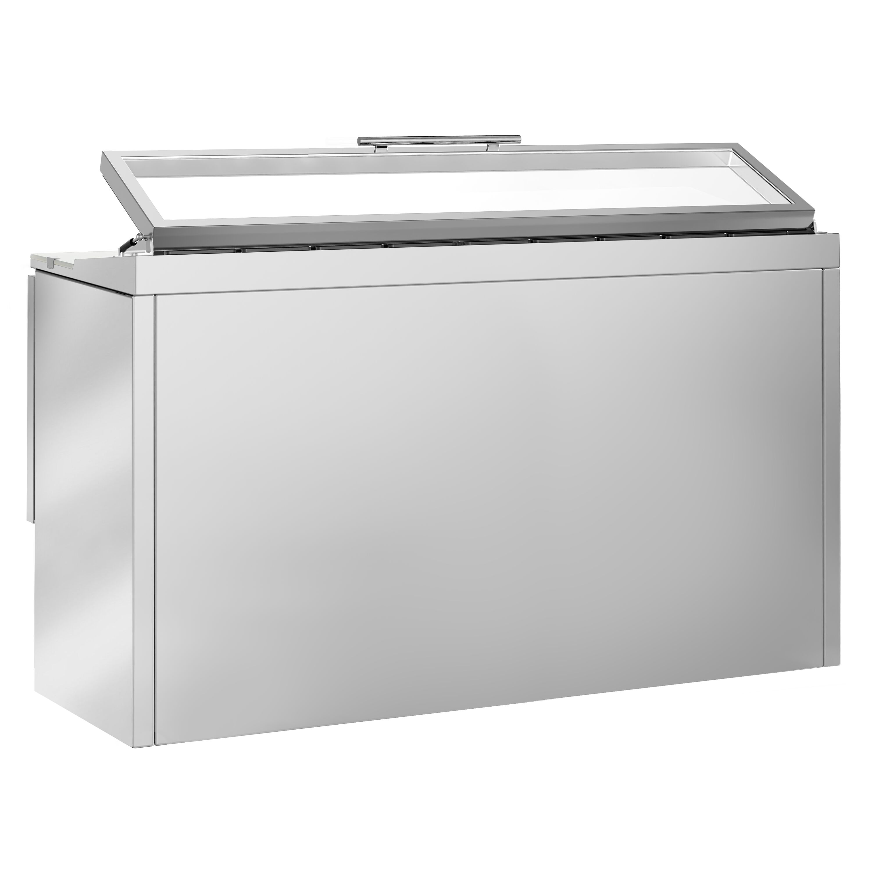 Saladette réfrigérée PREMIUM - 1365mm - 248L - 3 portes - avec découpe pour 7x GN 1/3 & Couvercle verre