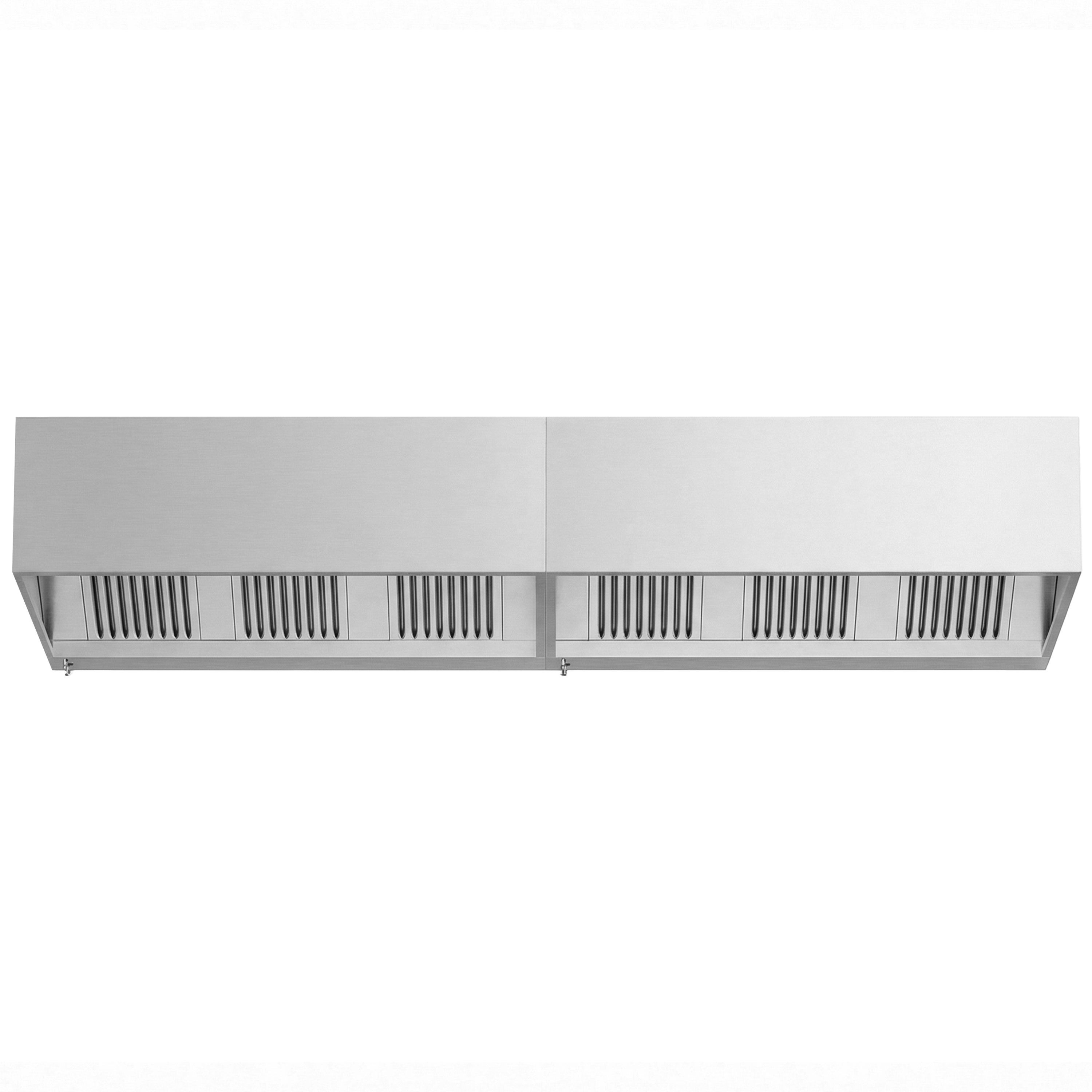 Kutu Tipi Davlumbaz - 4800mm - Alevsavar Filtreli - Aydınlatmalı