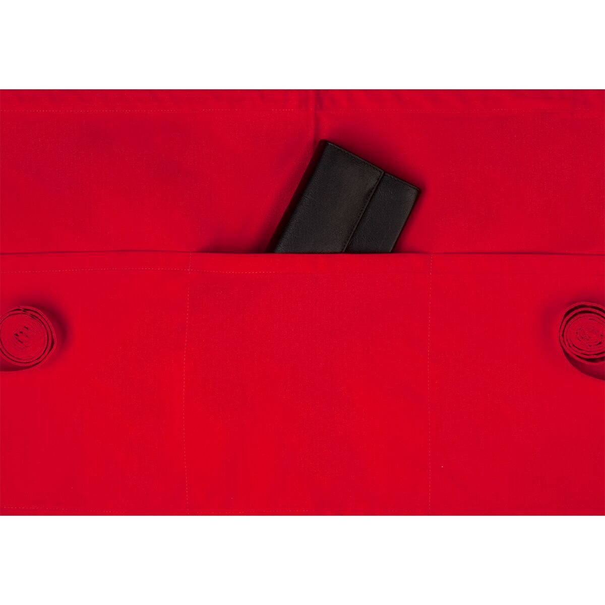 (6 pieces) KARLOWSKY | Basic Waist Apron with Pocket – Red - 600x350 mm